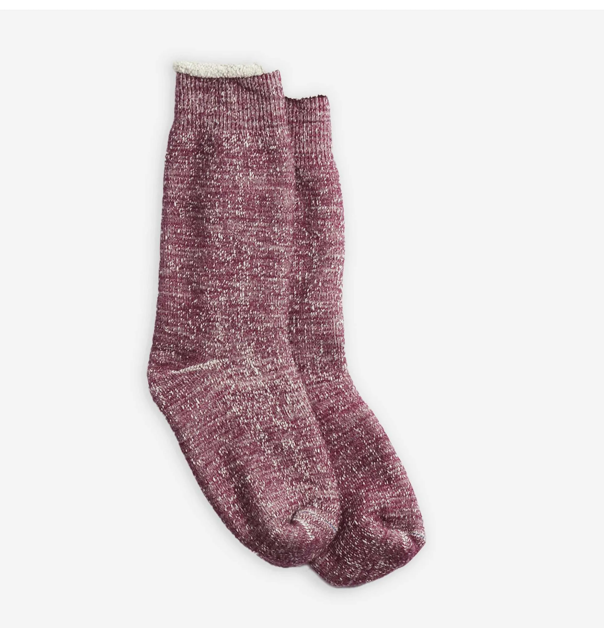 Men ROTOTO Double Face Socks Grape
