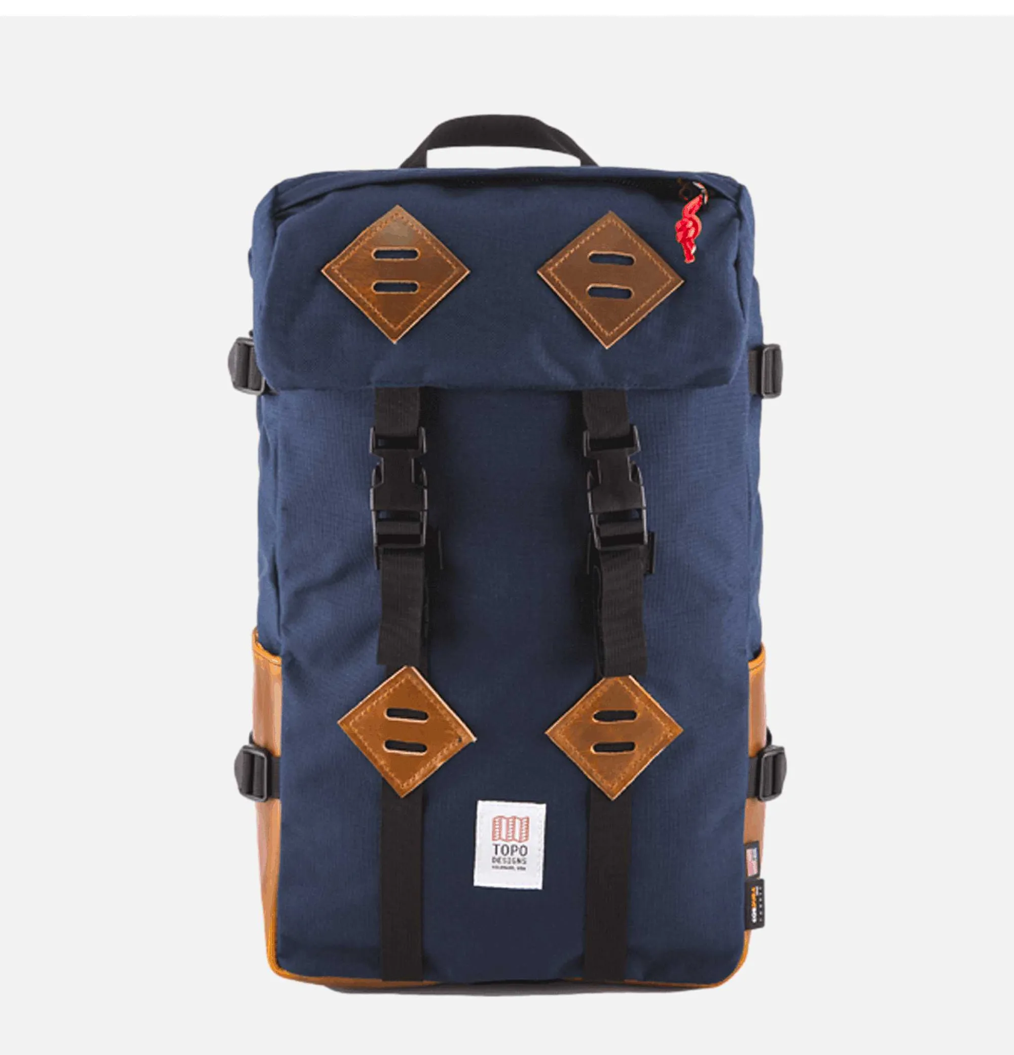 TOPO DESIGNS Klettersack 22L Navy Leather