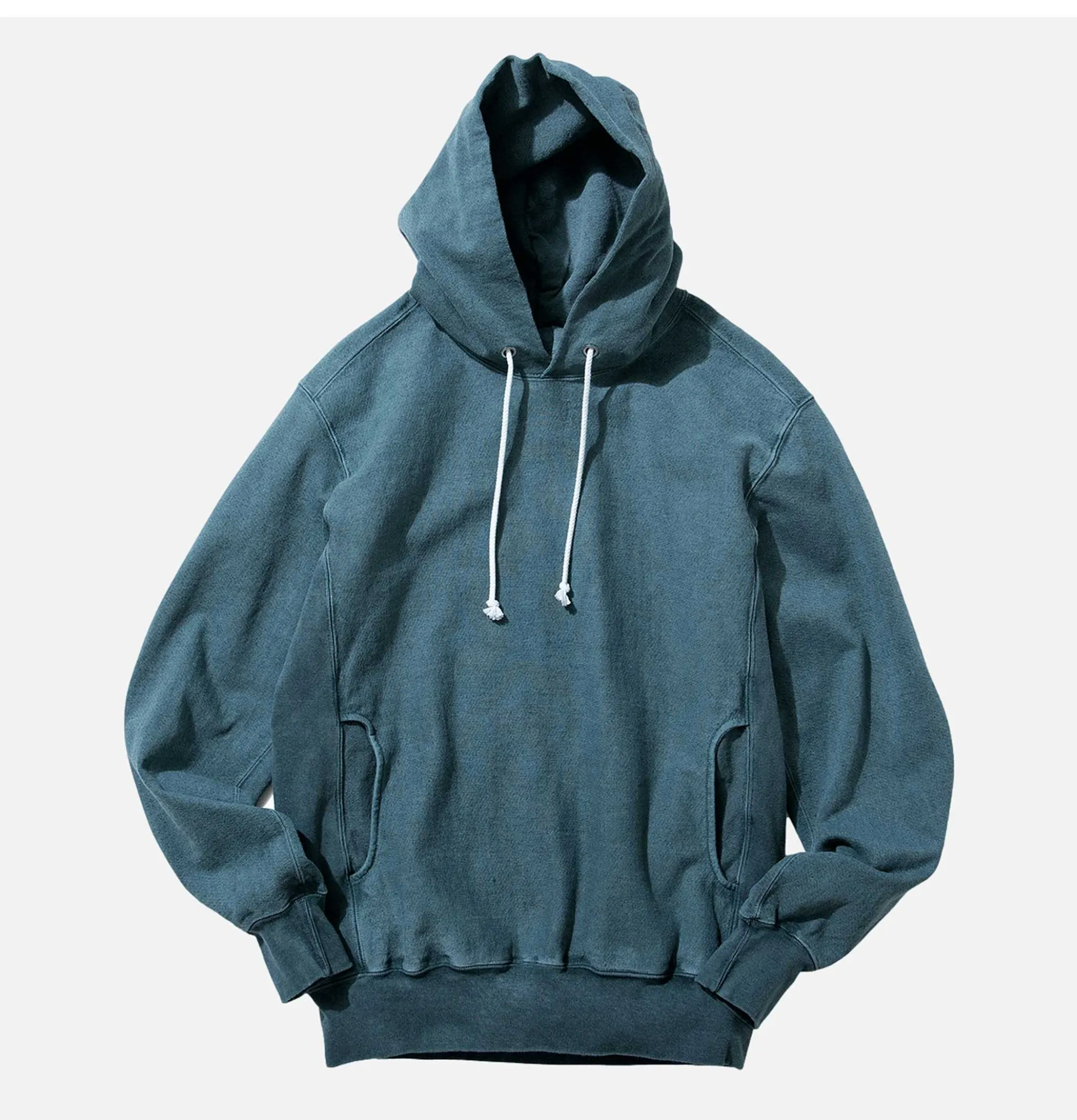 GOOD ON Heavy Po Hood Sweat Slate