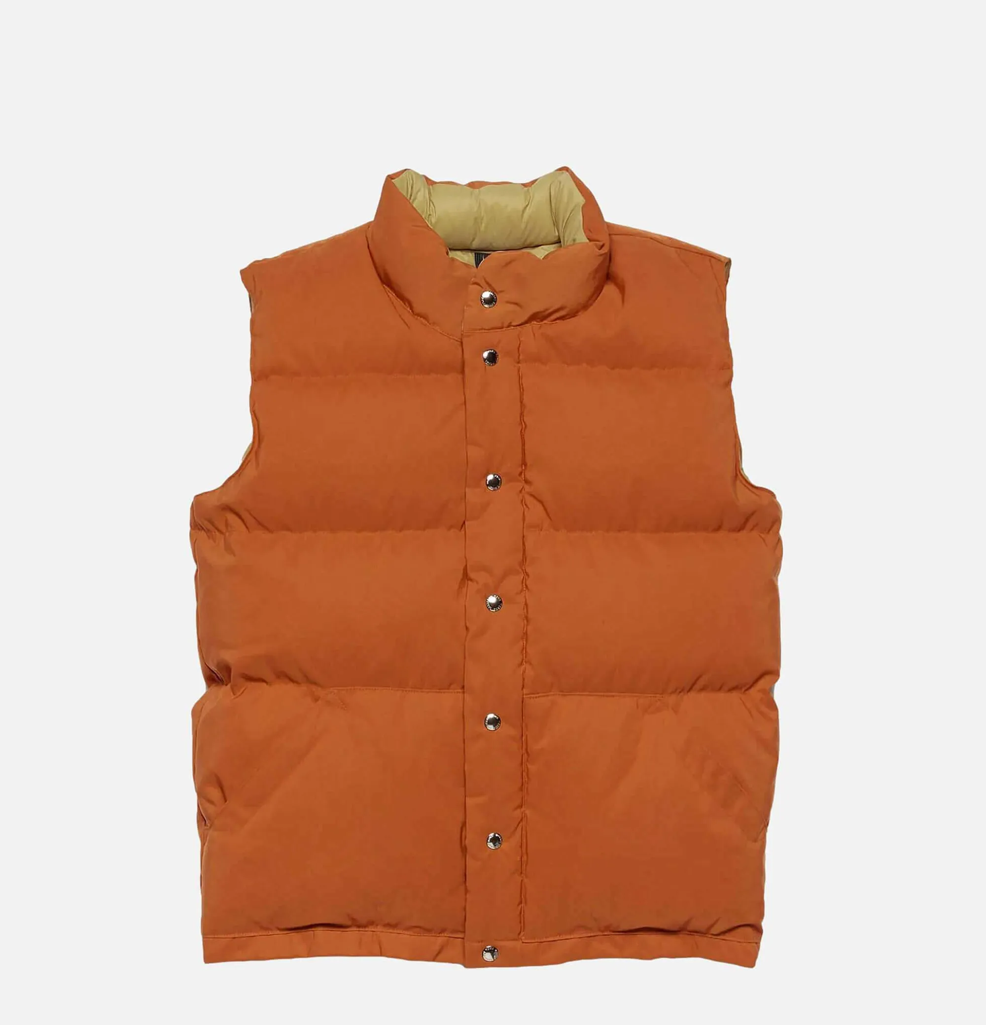 CRESCENT DOWN WORKS Italian Down Vest Rust