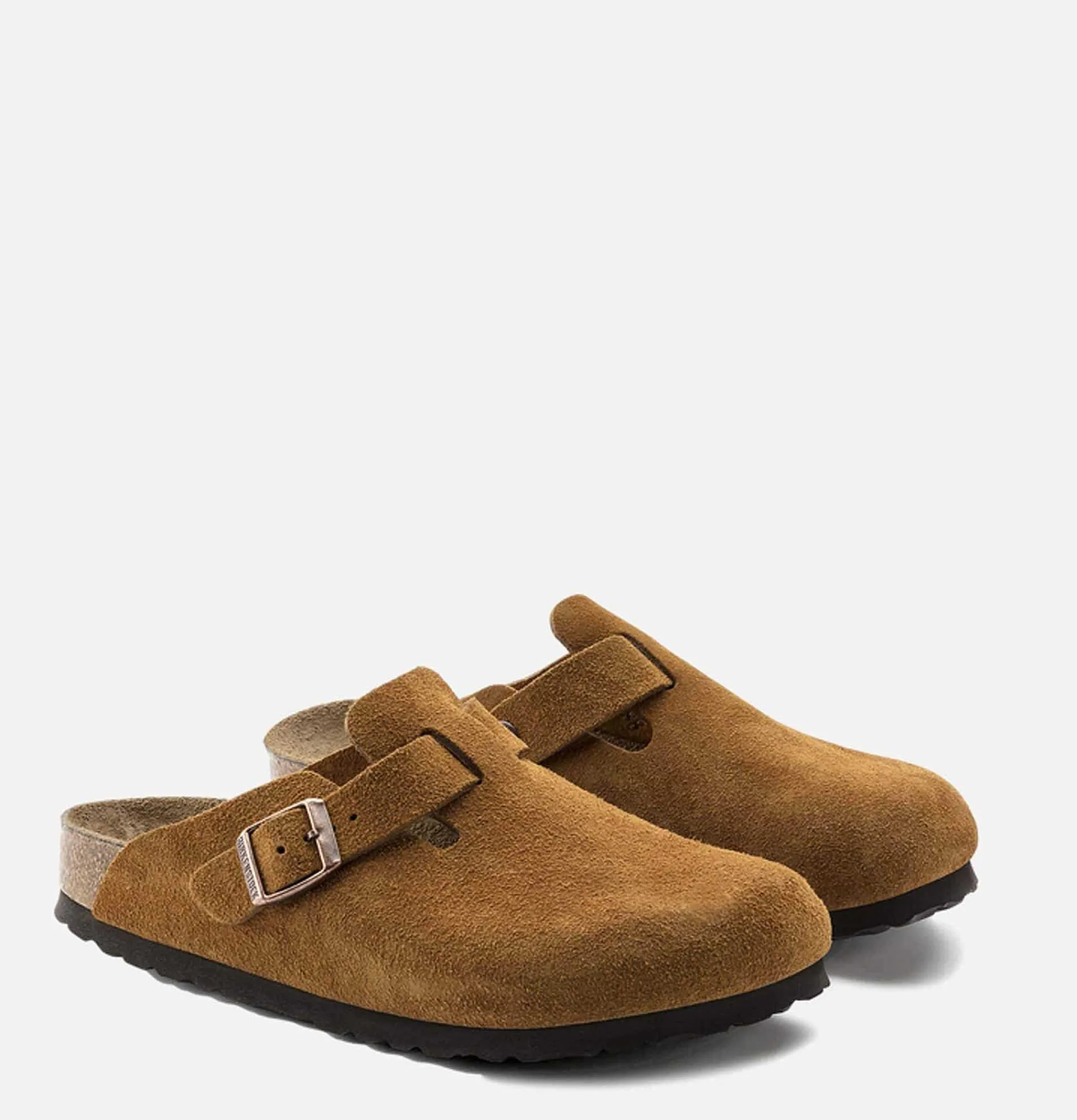 Men BIRKENSTOCK Boston Shoes Mink Suede