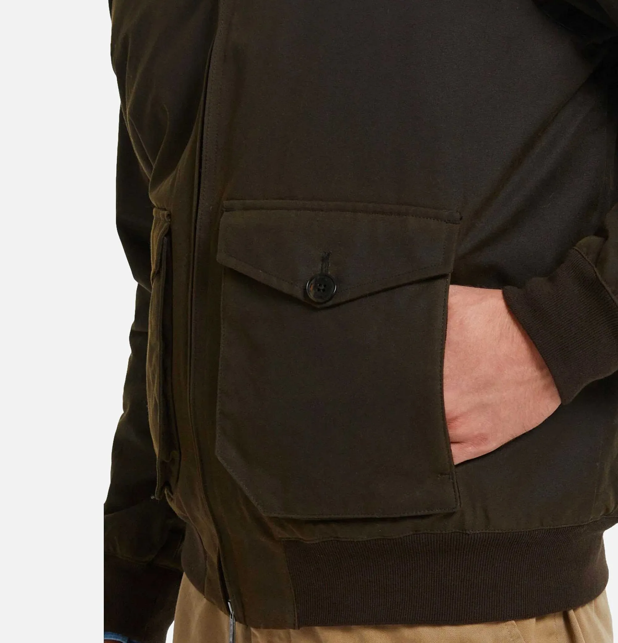 BARACUTA G9 Jacket Waxed Moss Green