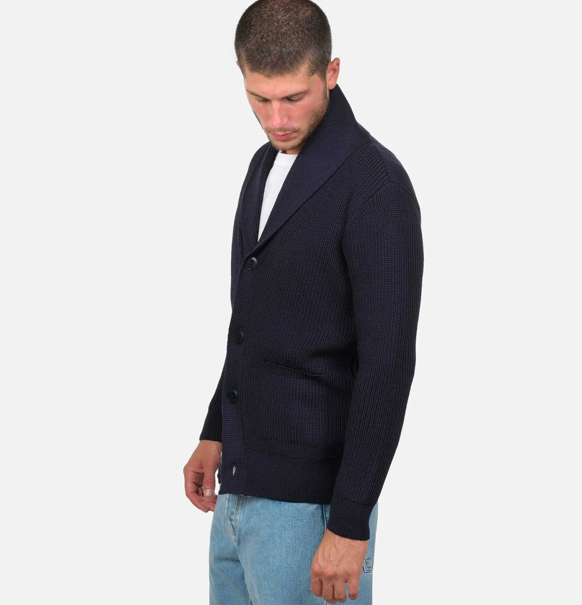 NITTO KNITWEAR Cardigan Vasken Navy