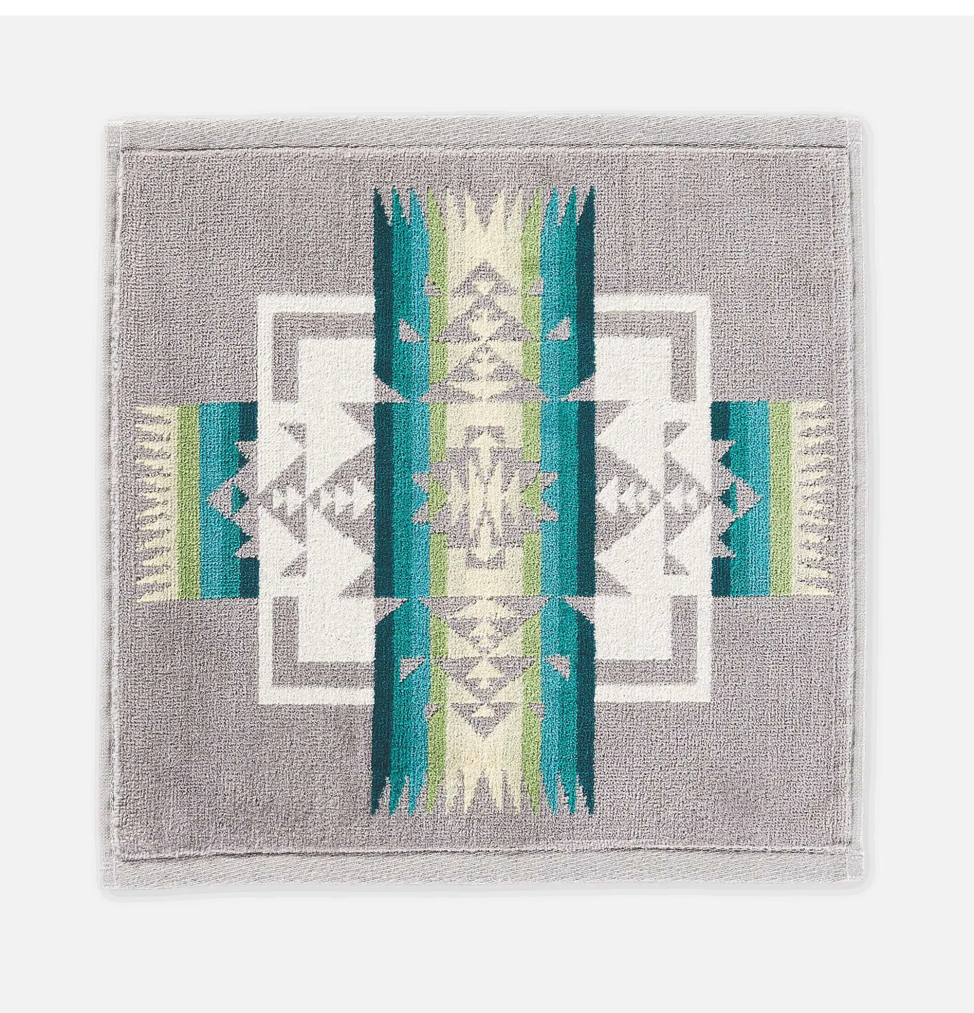 PENDLETON Chief Jacquard Face Towel Grey