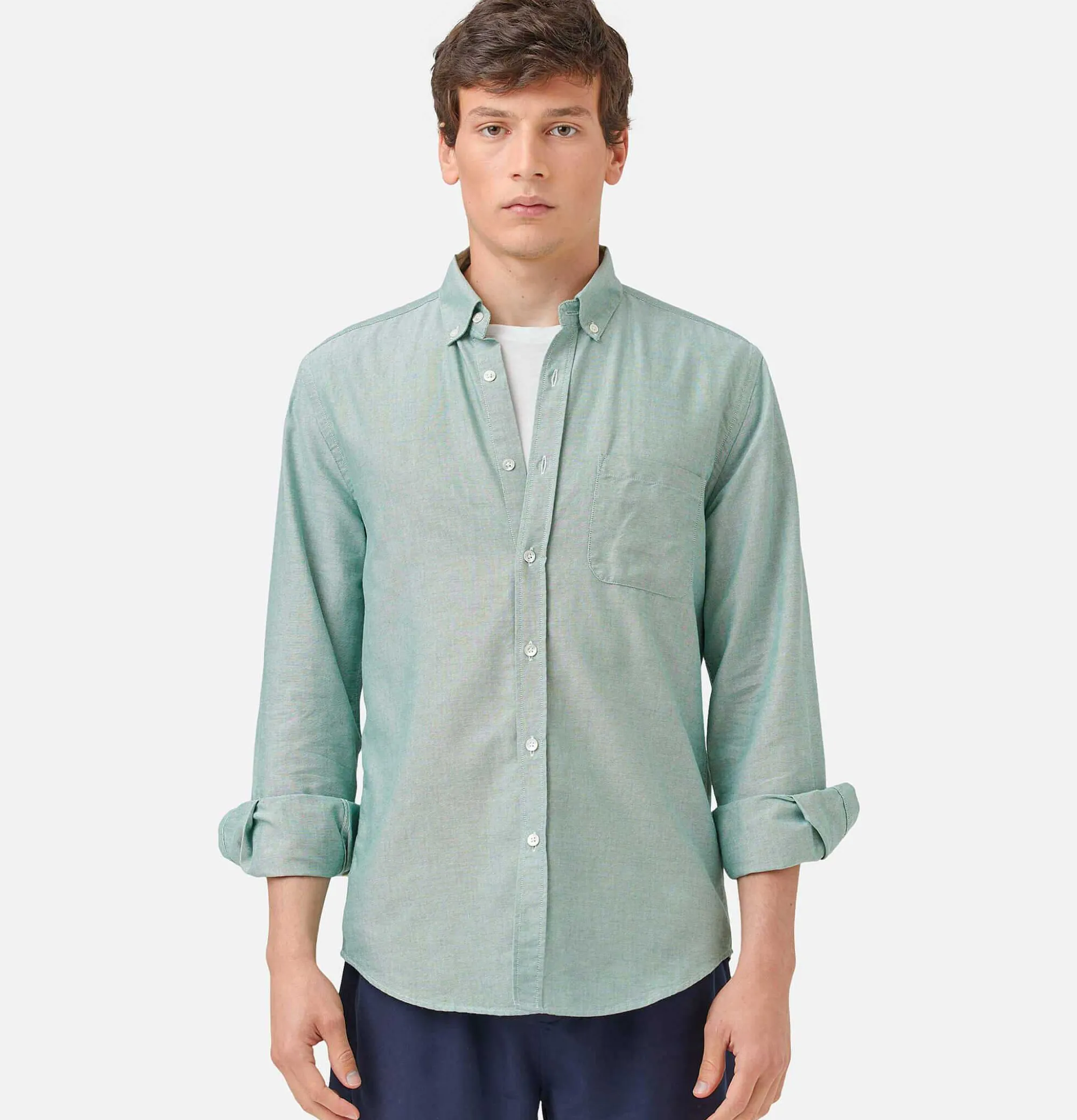PORTUGUESE FLANNEL Chemise Belavista Green
