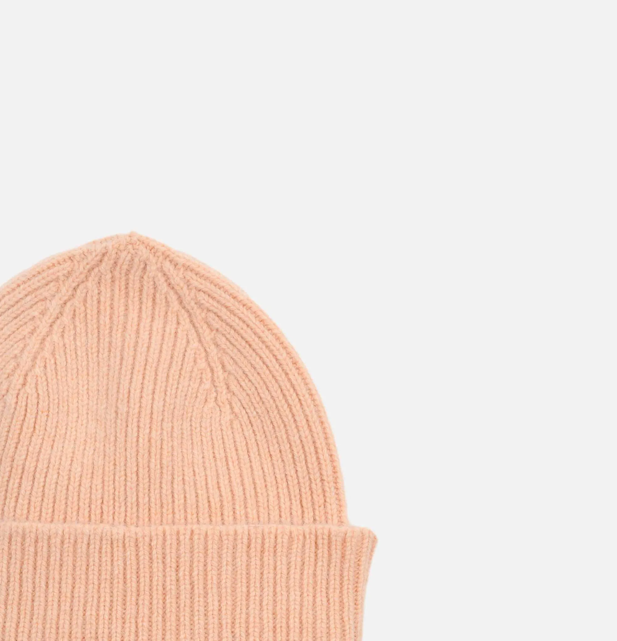 Men ROBERT MACKIE Barra Ribbed Hat Peach