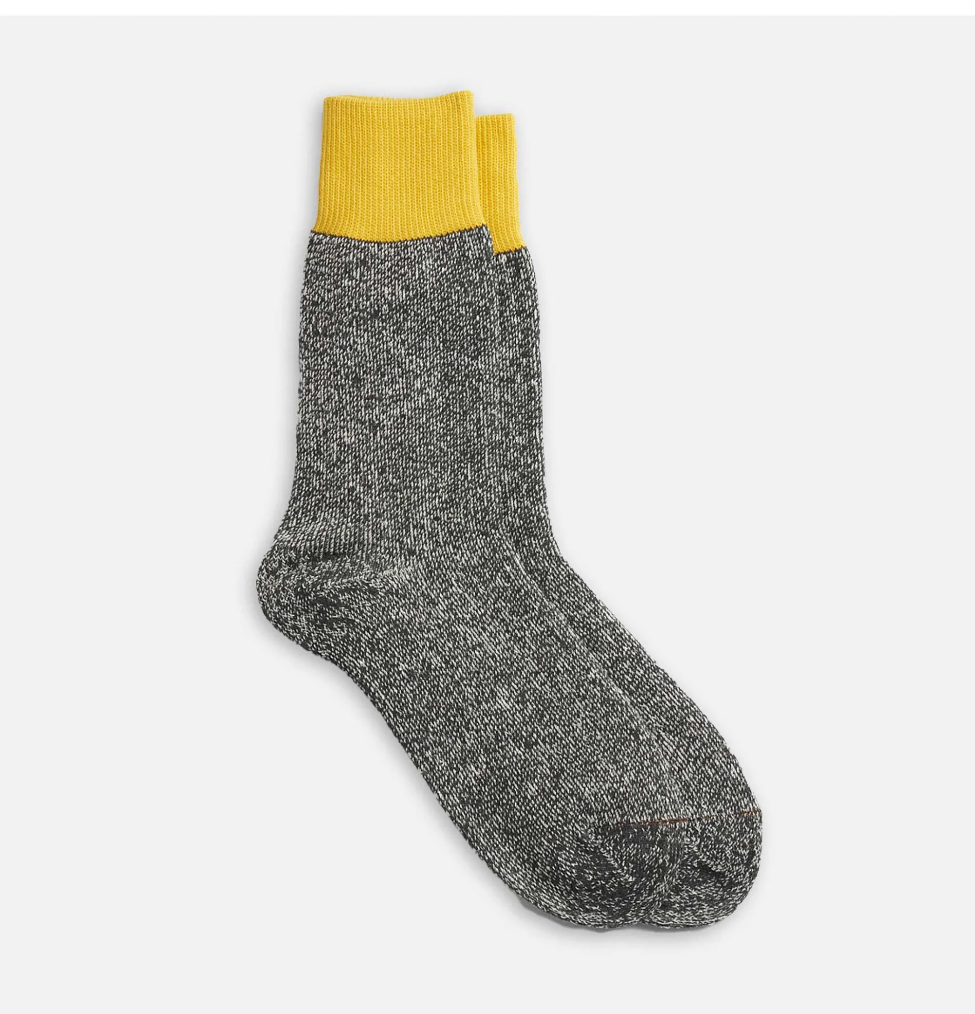 Men ROTOTO Chaussette Double Silk Yellow
