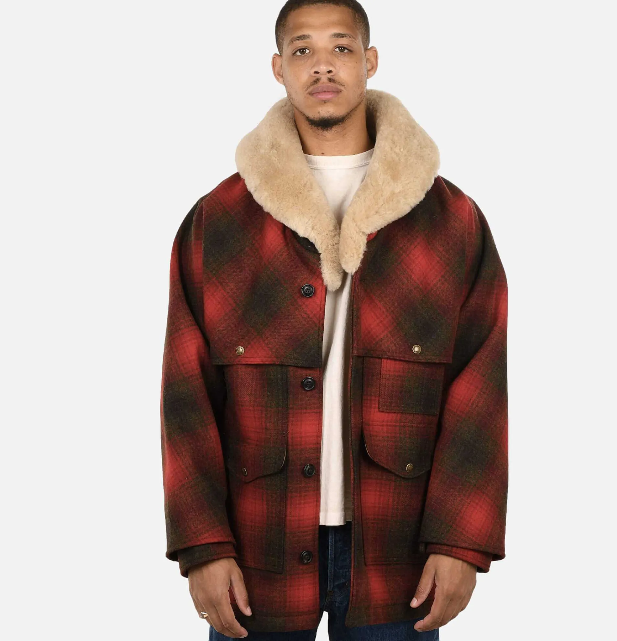 FILSON Woolpacker Coat Red Green