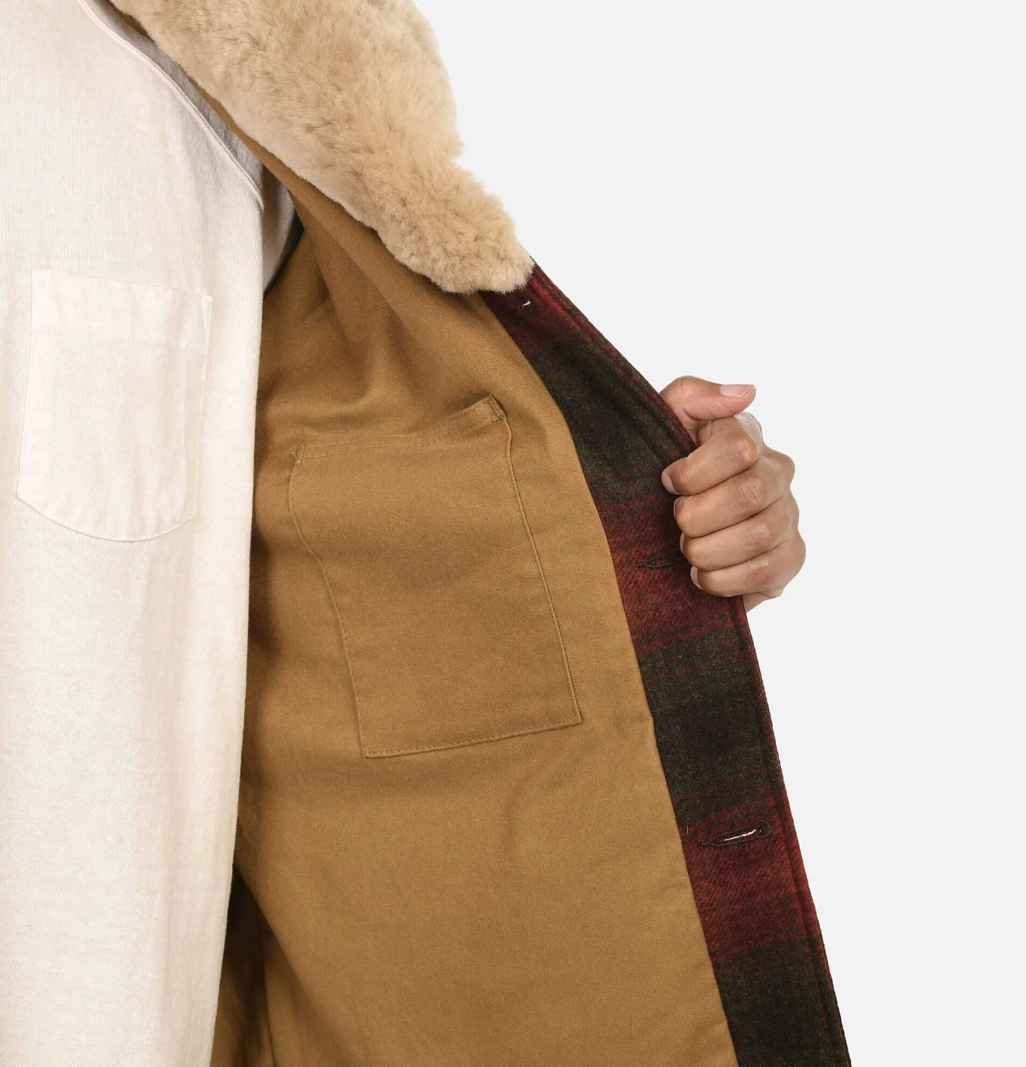 FILSON Woolpacker Coat Red Green