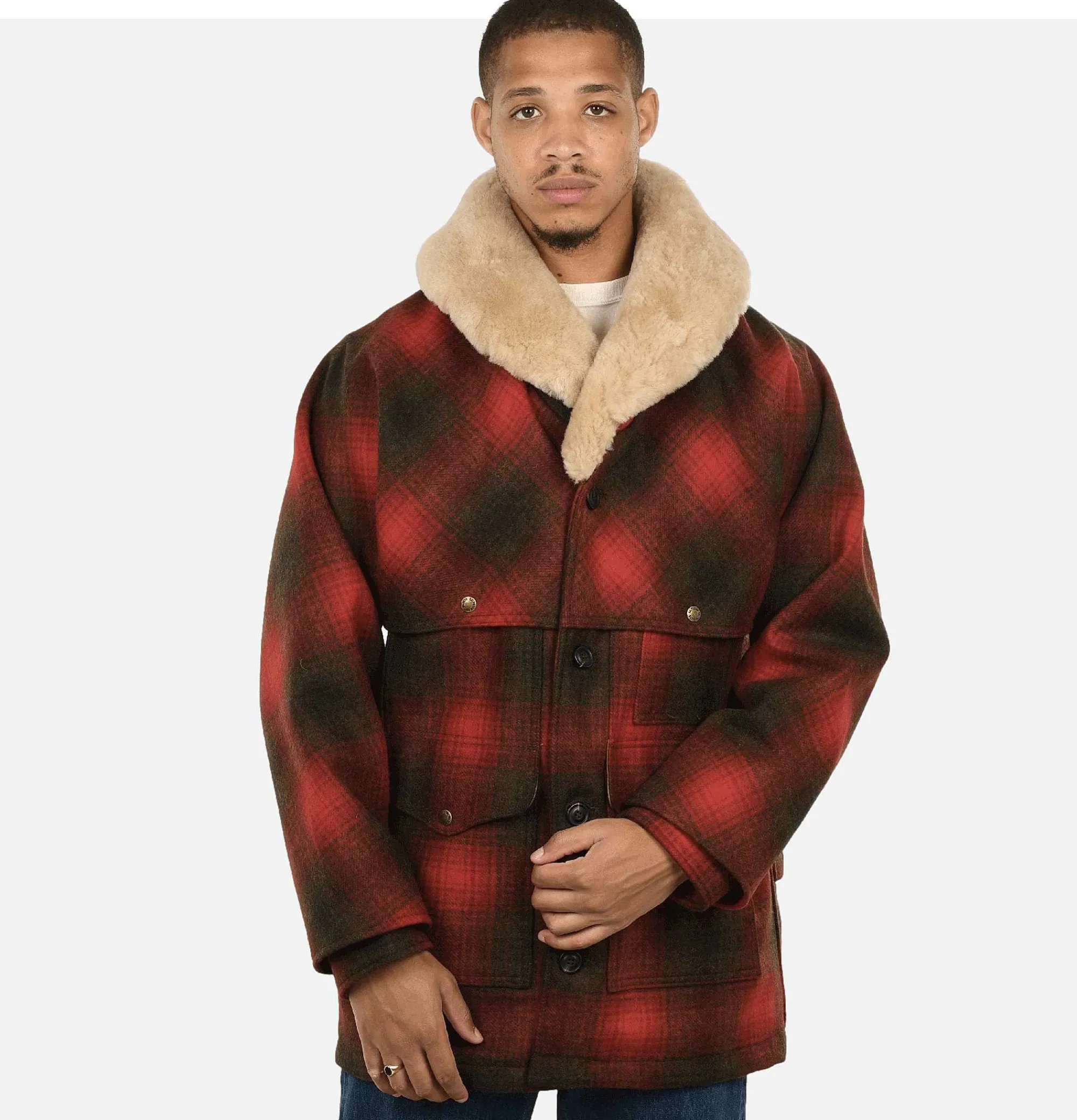 FILSON Woolpacker Coat Red Green