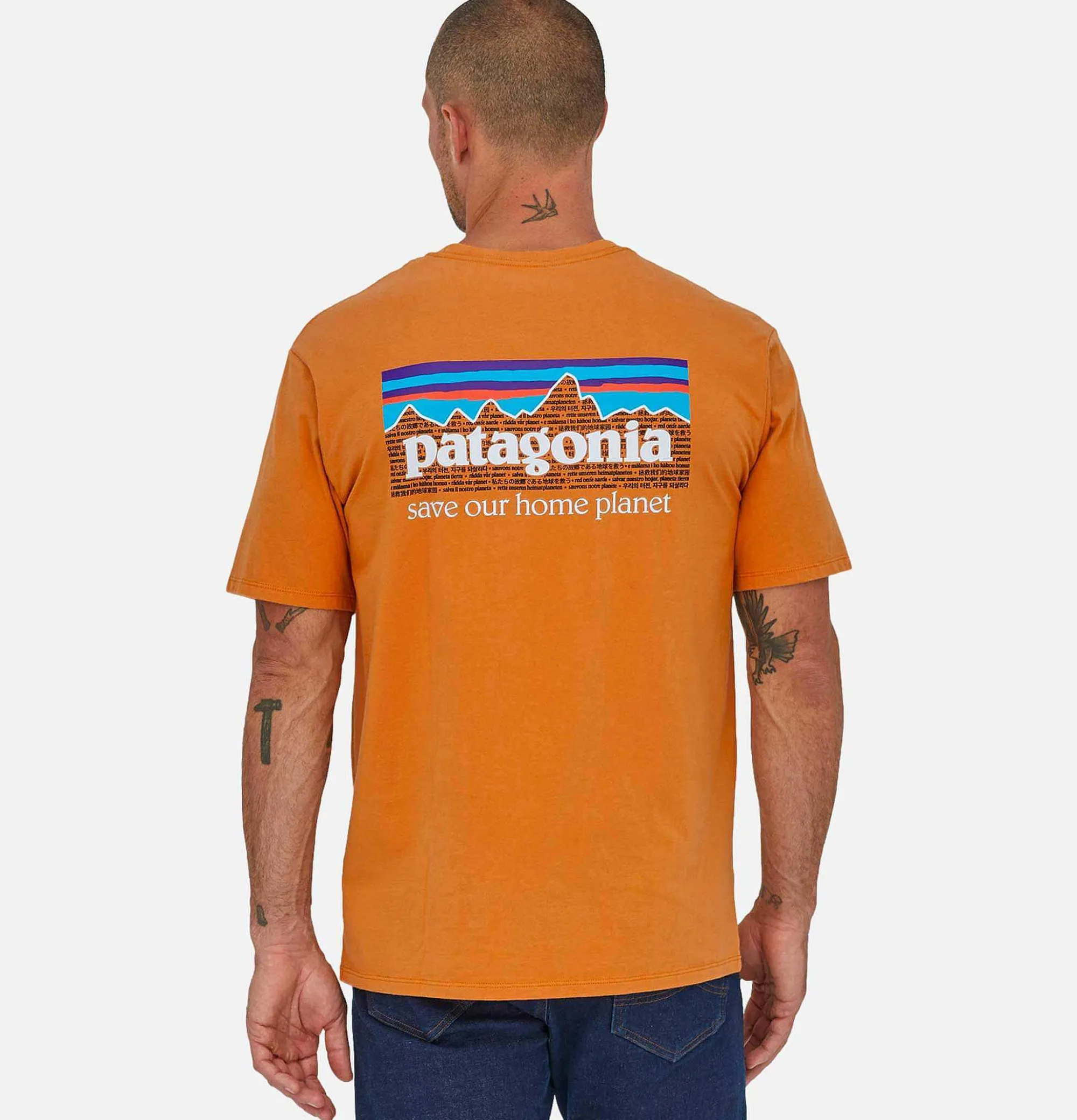 PATAGONIA P6 Logo Tee Desert Orange