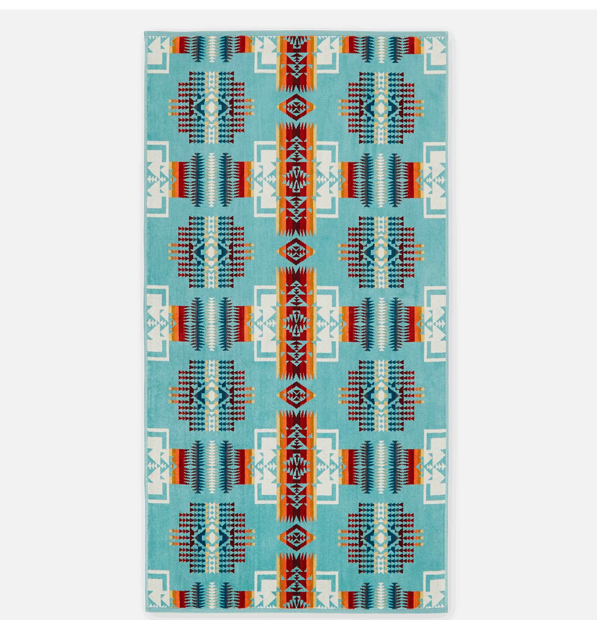 PENDLETON Bath Towel Chief Joseph Aqua