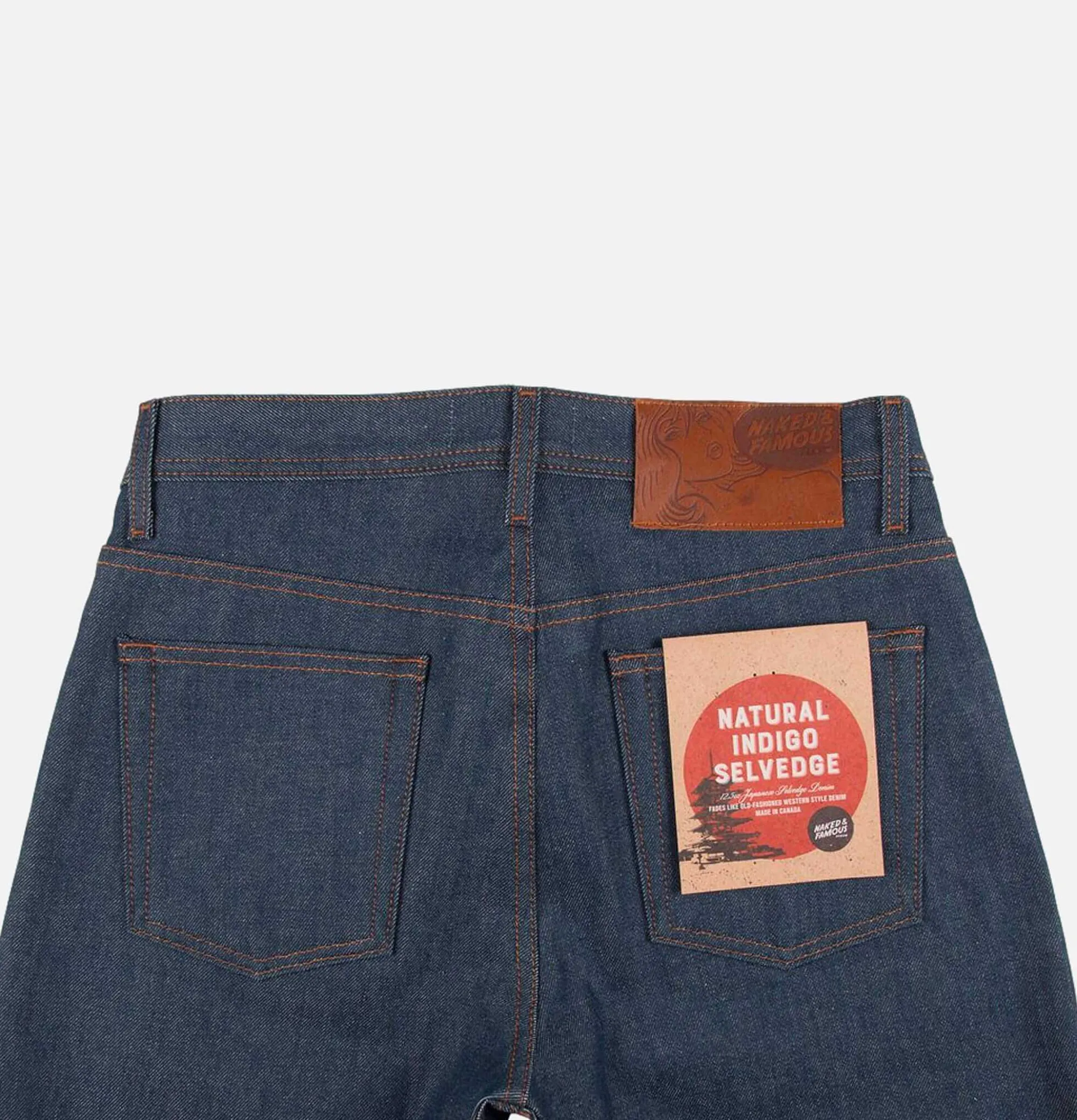 NAKED & FAMOUS Jean Weird Guy Indigo Natural