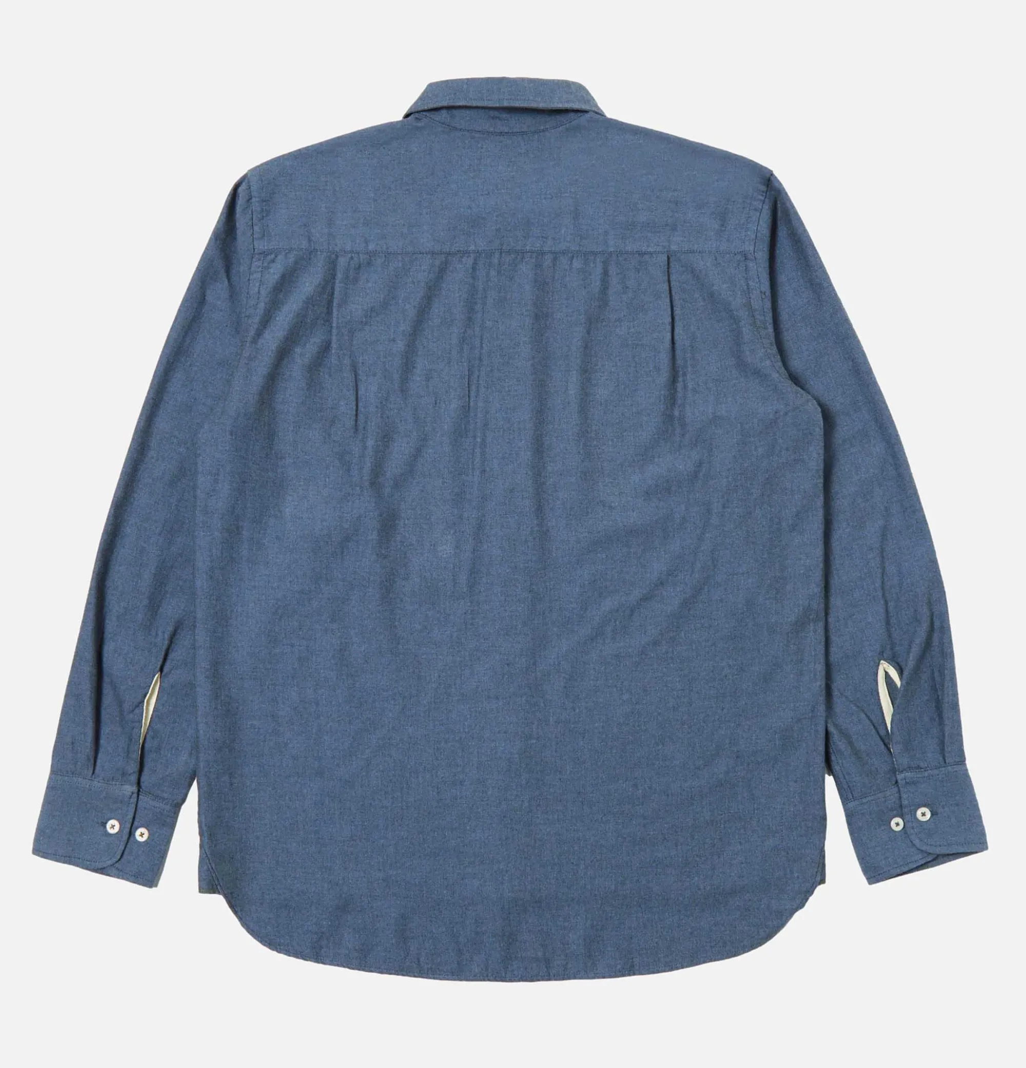 UNIVERSAL WORKS Square Pocket Shirt Blue
