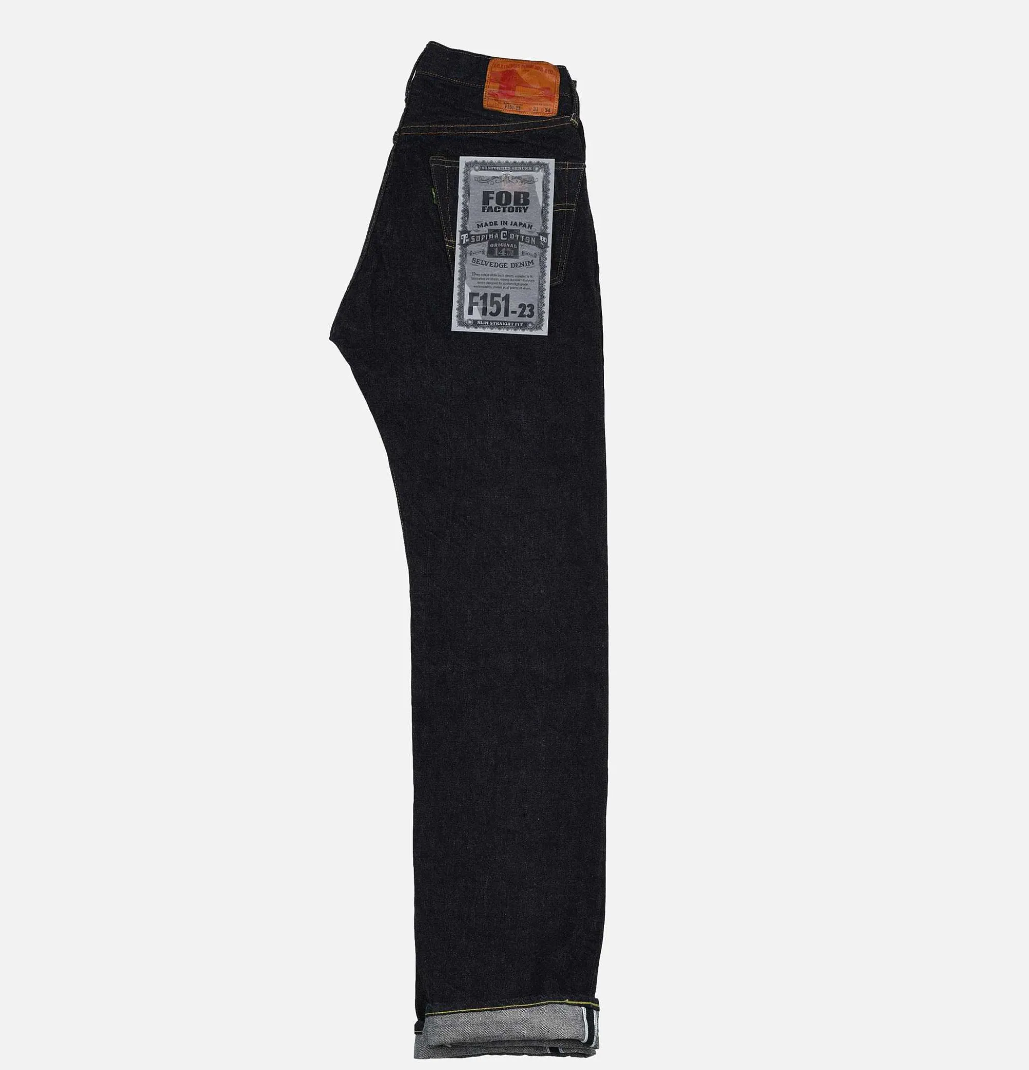 FOB FACTORY Jeans F151 One Wash