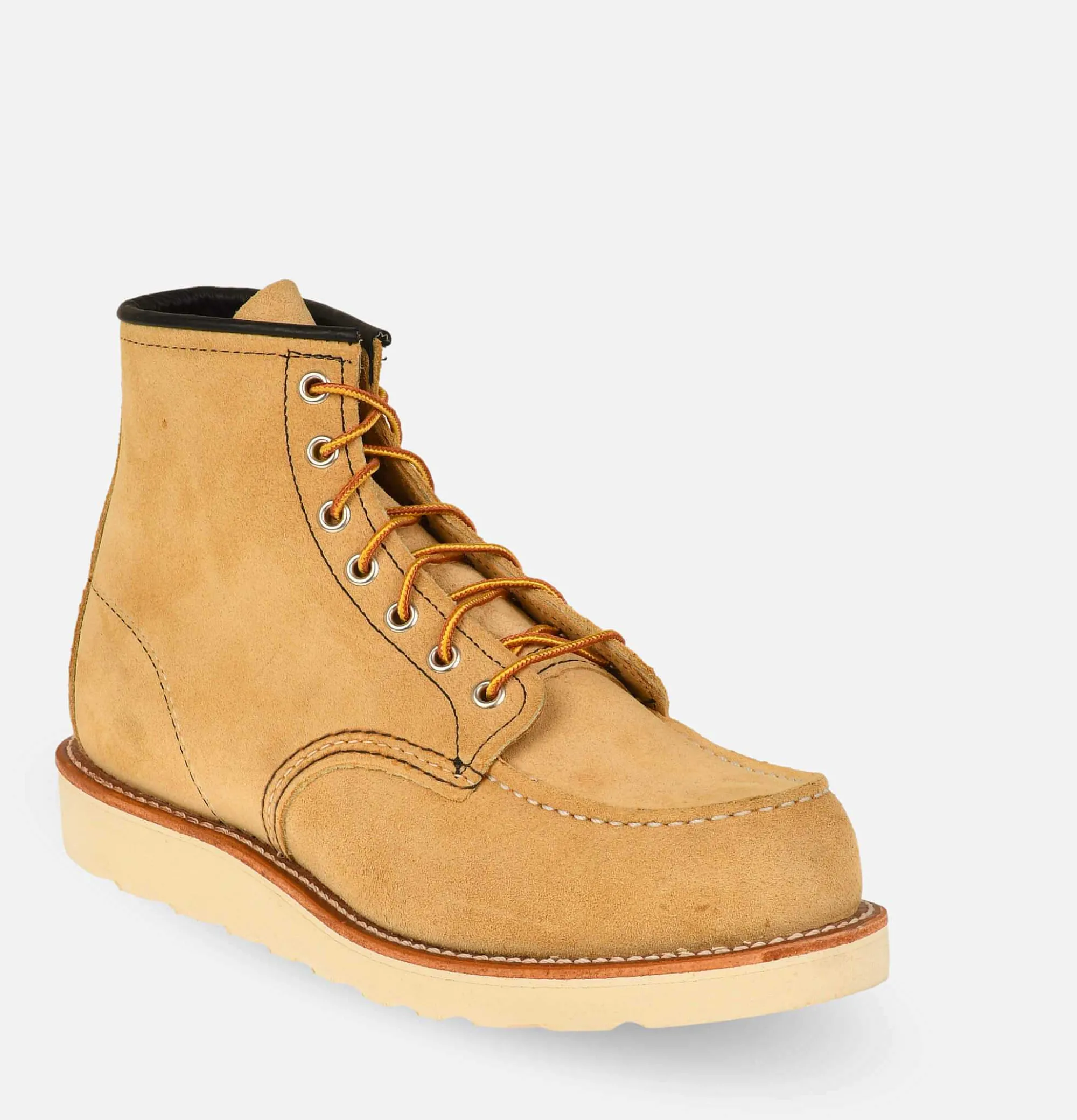 Men RED WING SHOES 3173 - Moc Toe Tan