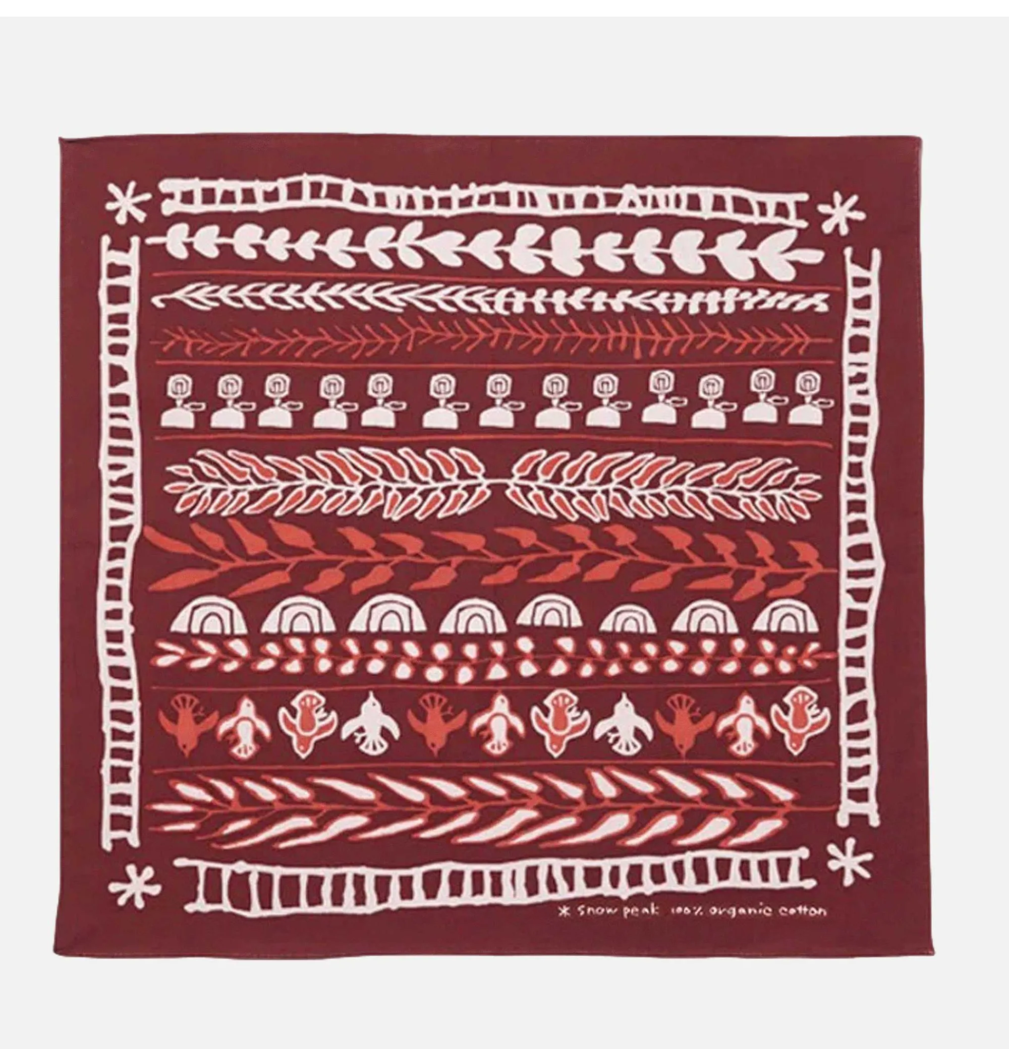 SNOW PEAK Nordic Bandana Bordeaux