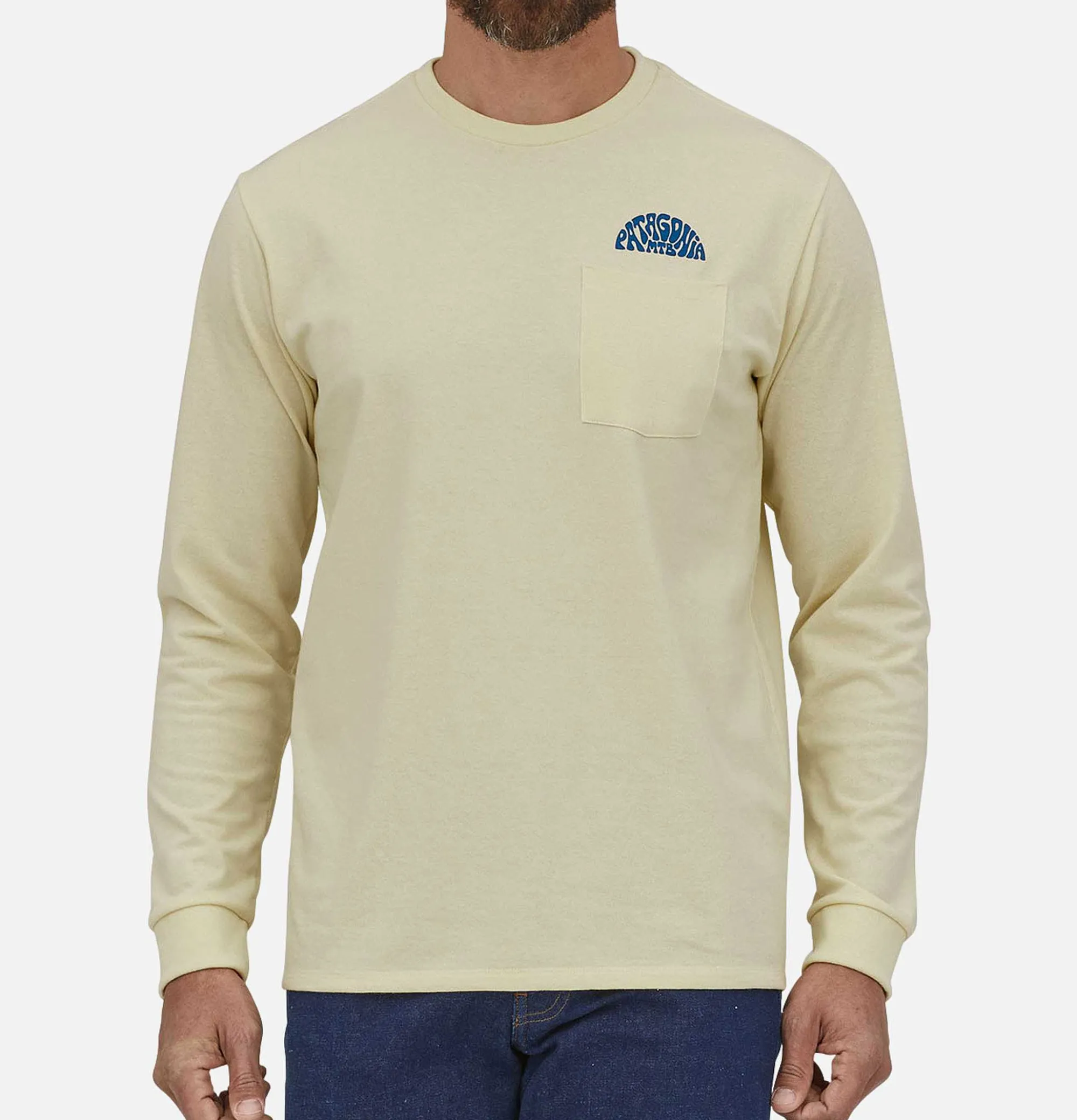 PATAGONIA Ls Maintain Momentum Tee White