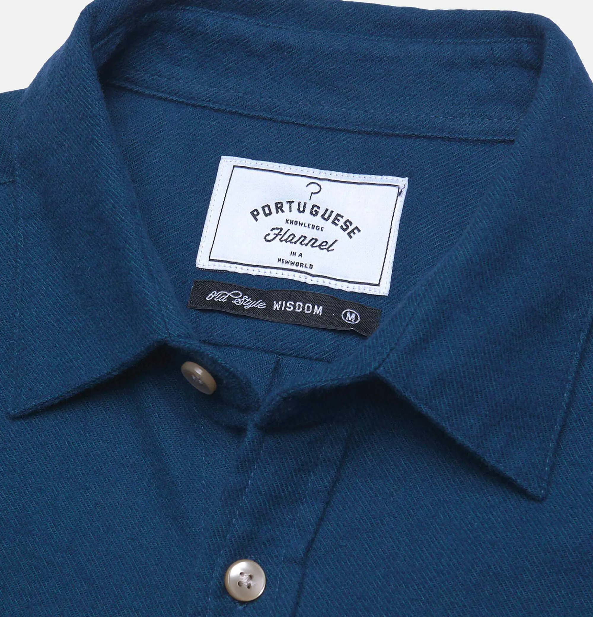 PORTUGUESE FLANNEL Teca Shirt French Blue