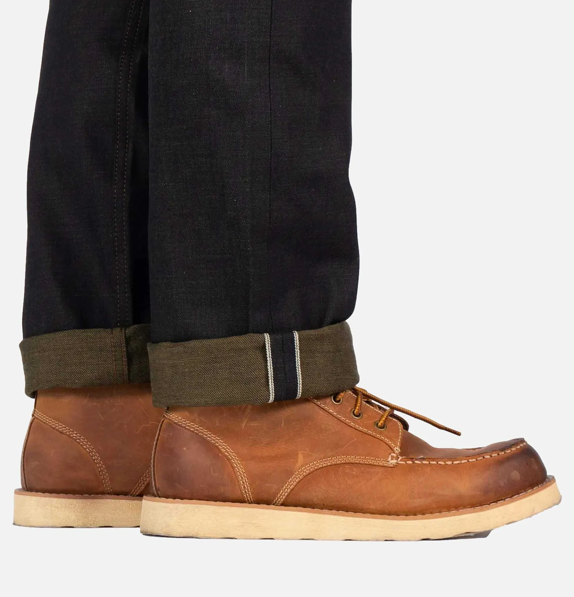 NAKED & FAMOUS Weird Guy Jean Catechu Indigo