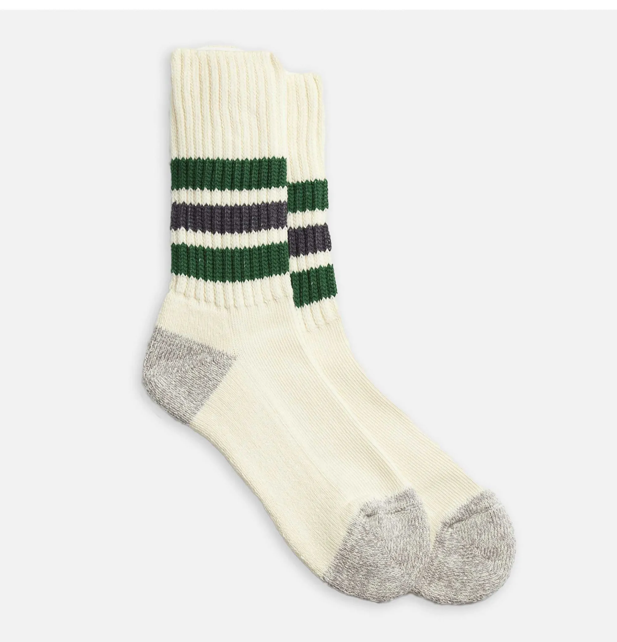 Men ROTOTO Coarse Socks Green