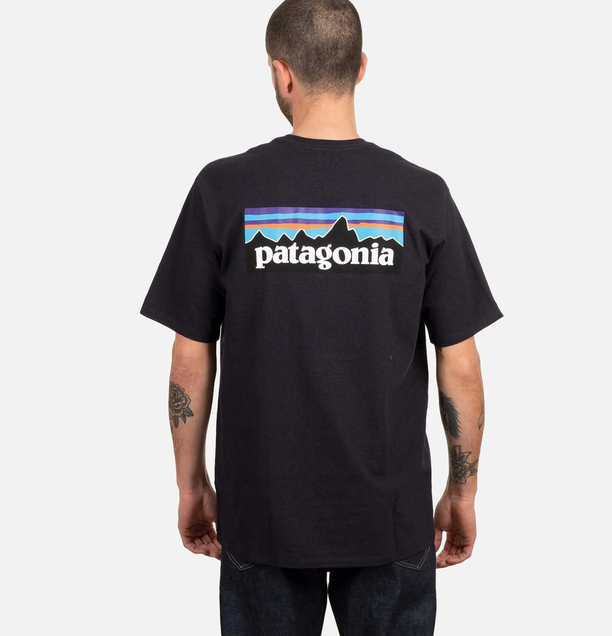 PATAGONIA P6 Logo T-Shirt Black