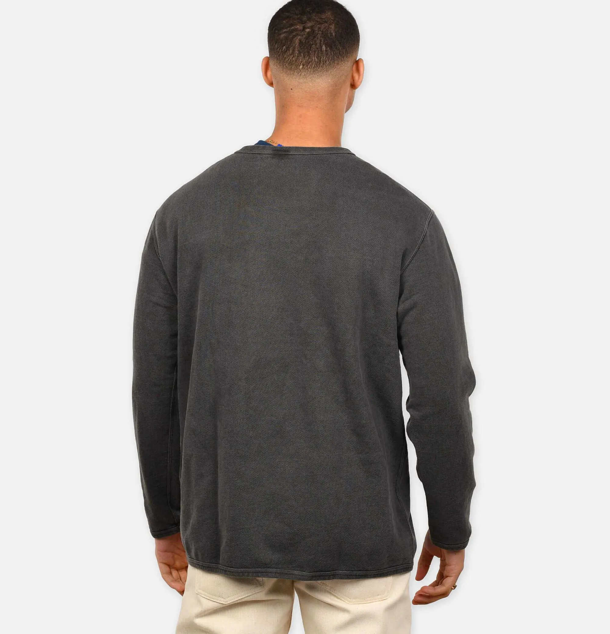 GOOD ON 9Oz Ls Crew Sweat Black