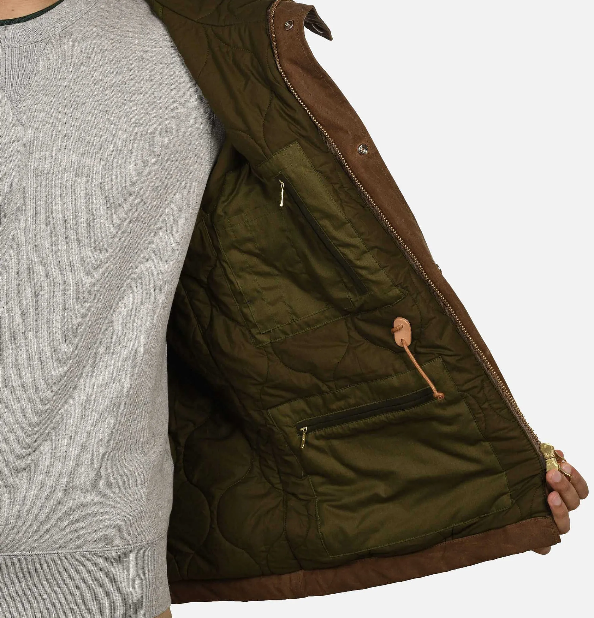 MANIFATTURA CECCARELLI Fisherman Parka Dark Tan