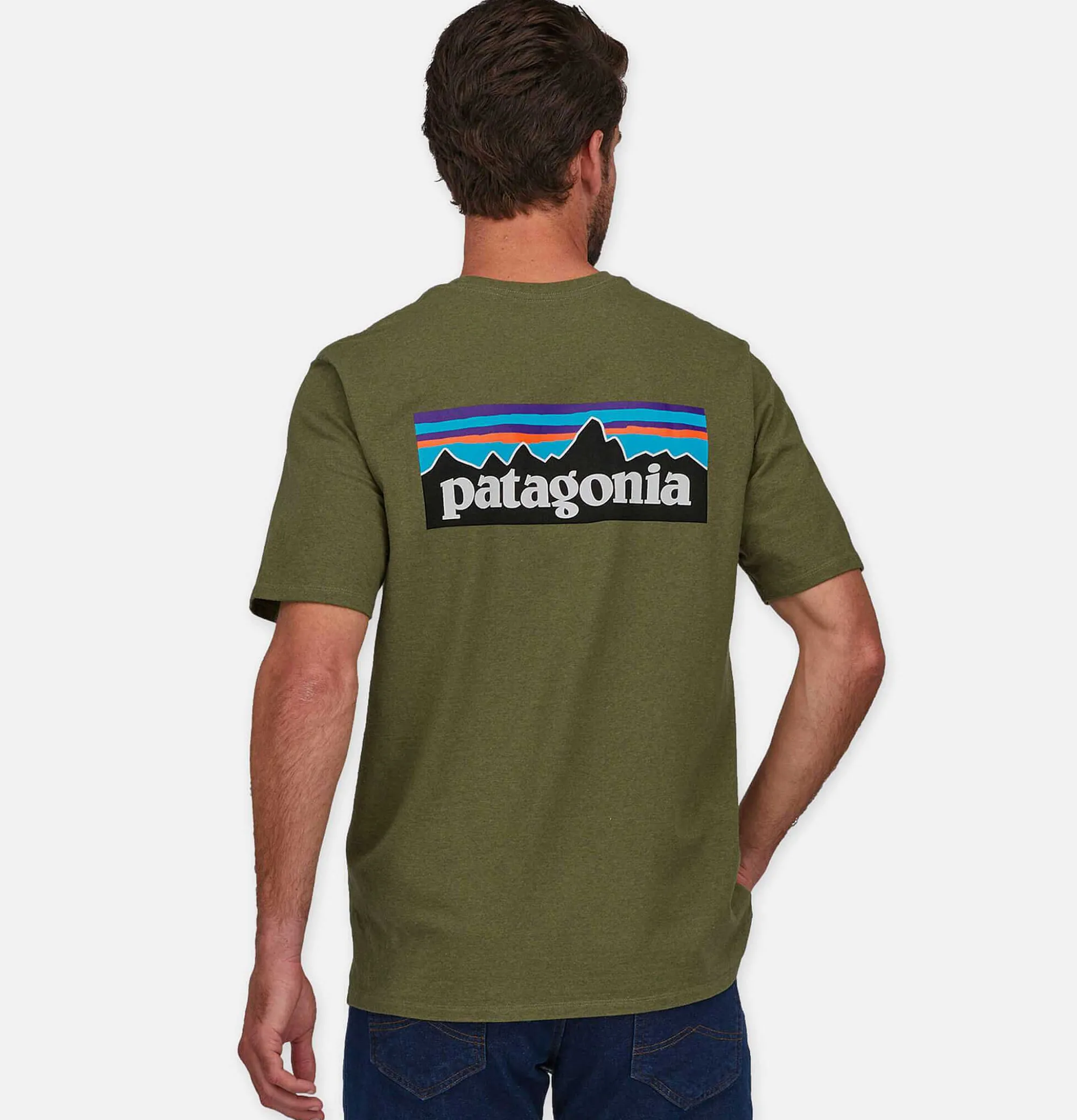 PATAGONIA P6 Logo T-Shirt Wyoming Green