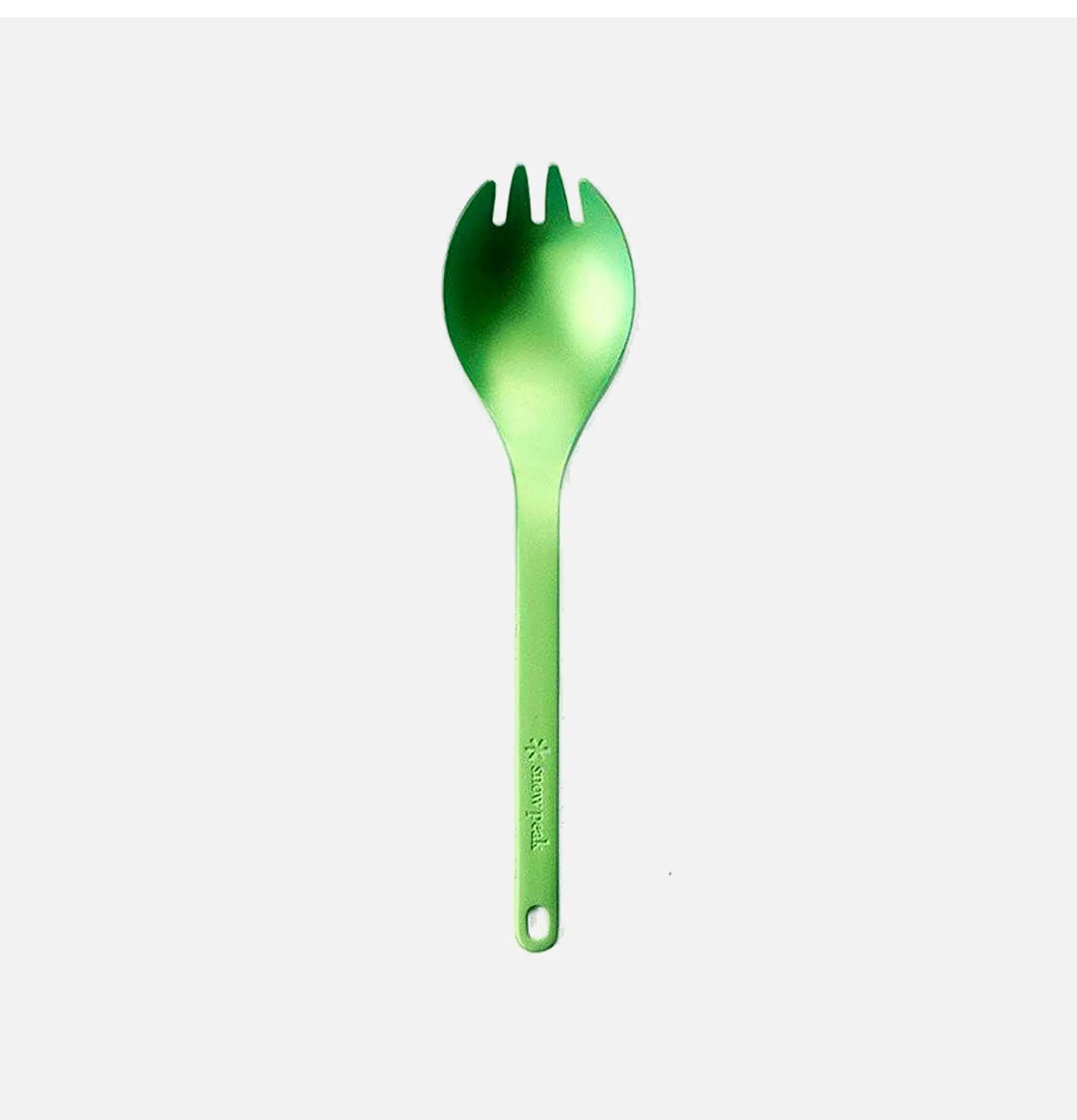 SNOW PEAK Titanium Spork Green