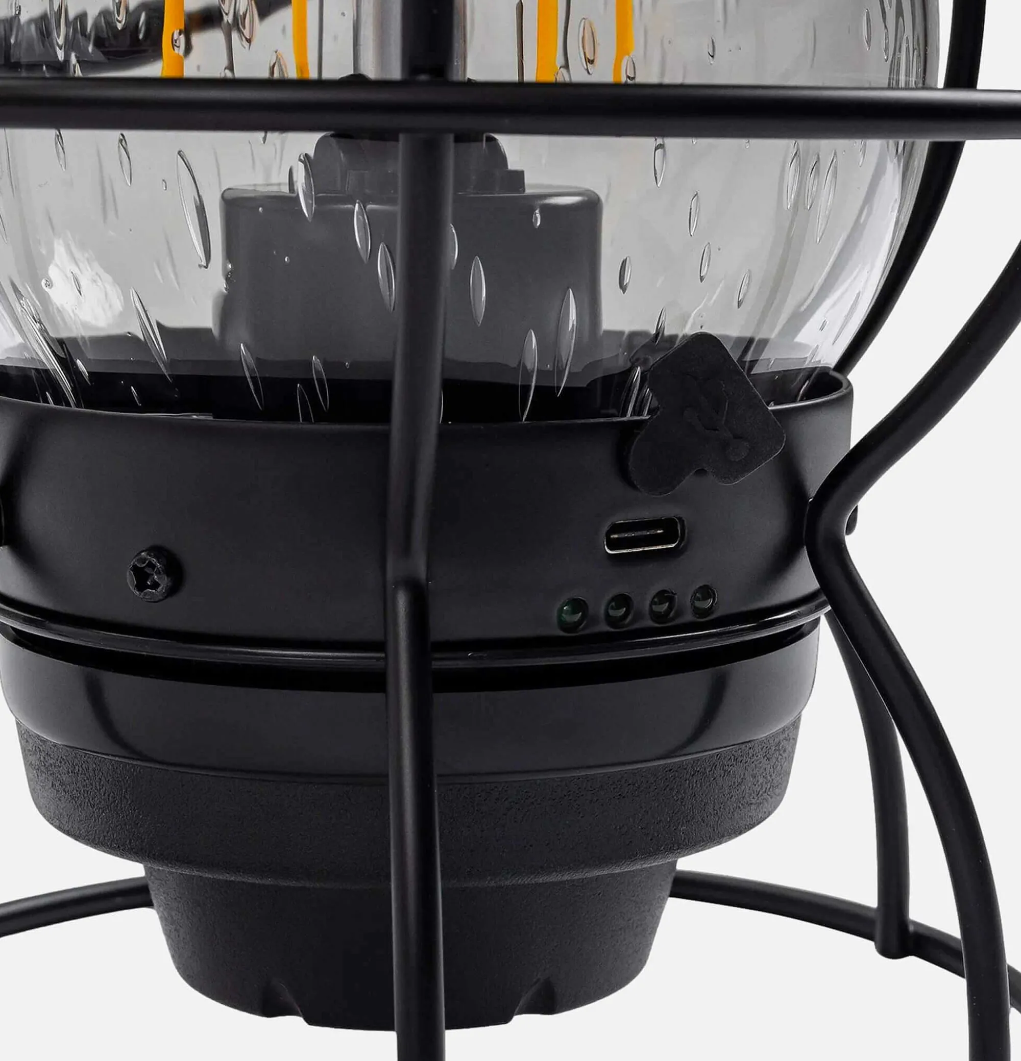 BAREBONES Railroad Lantern Grey