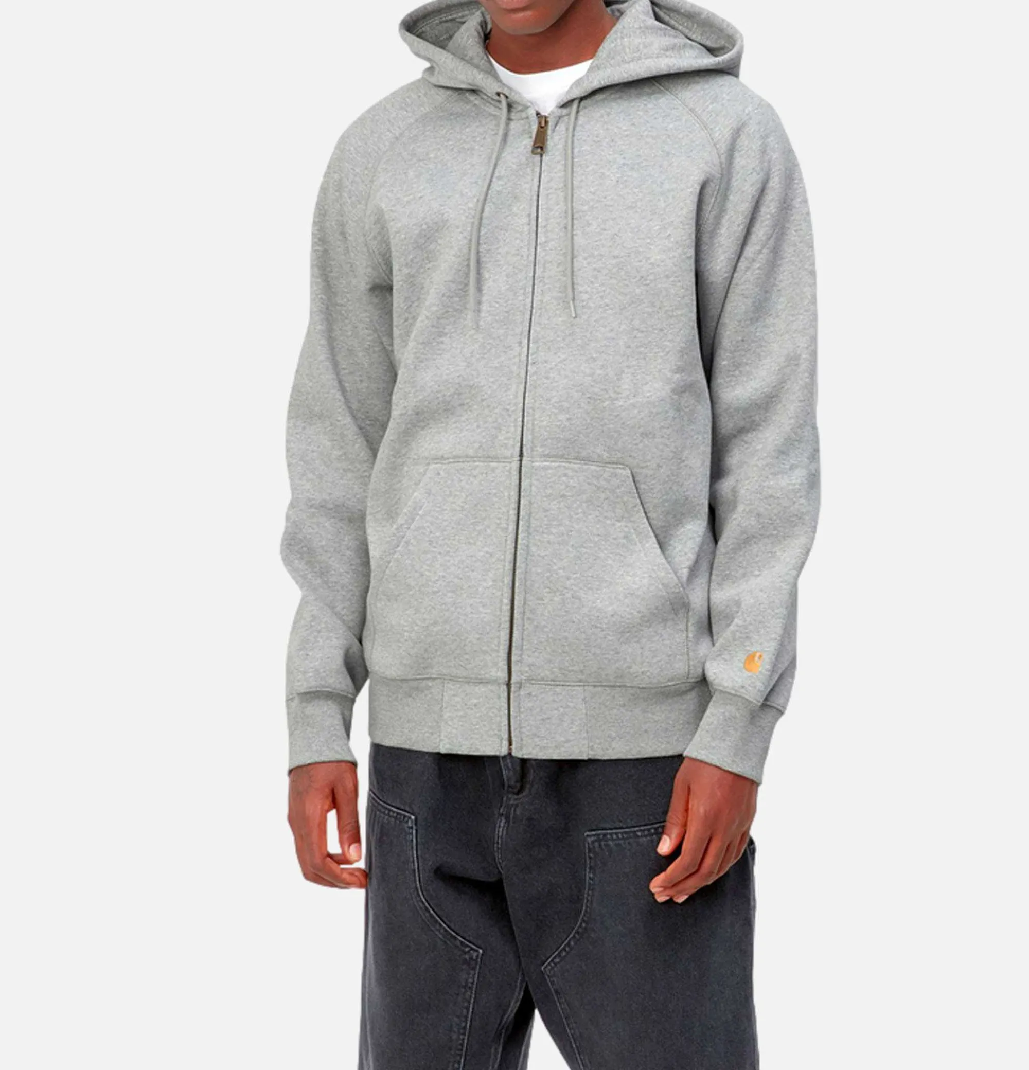 CARHARTT WIP Chase Hooded Jacket Grey Heather