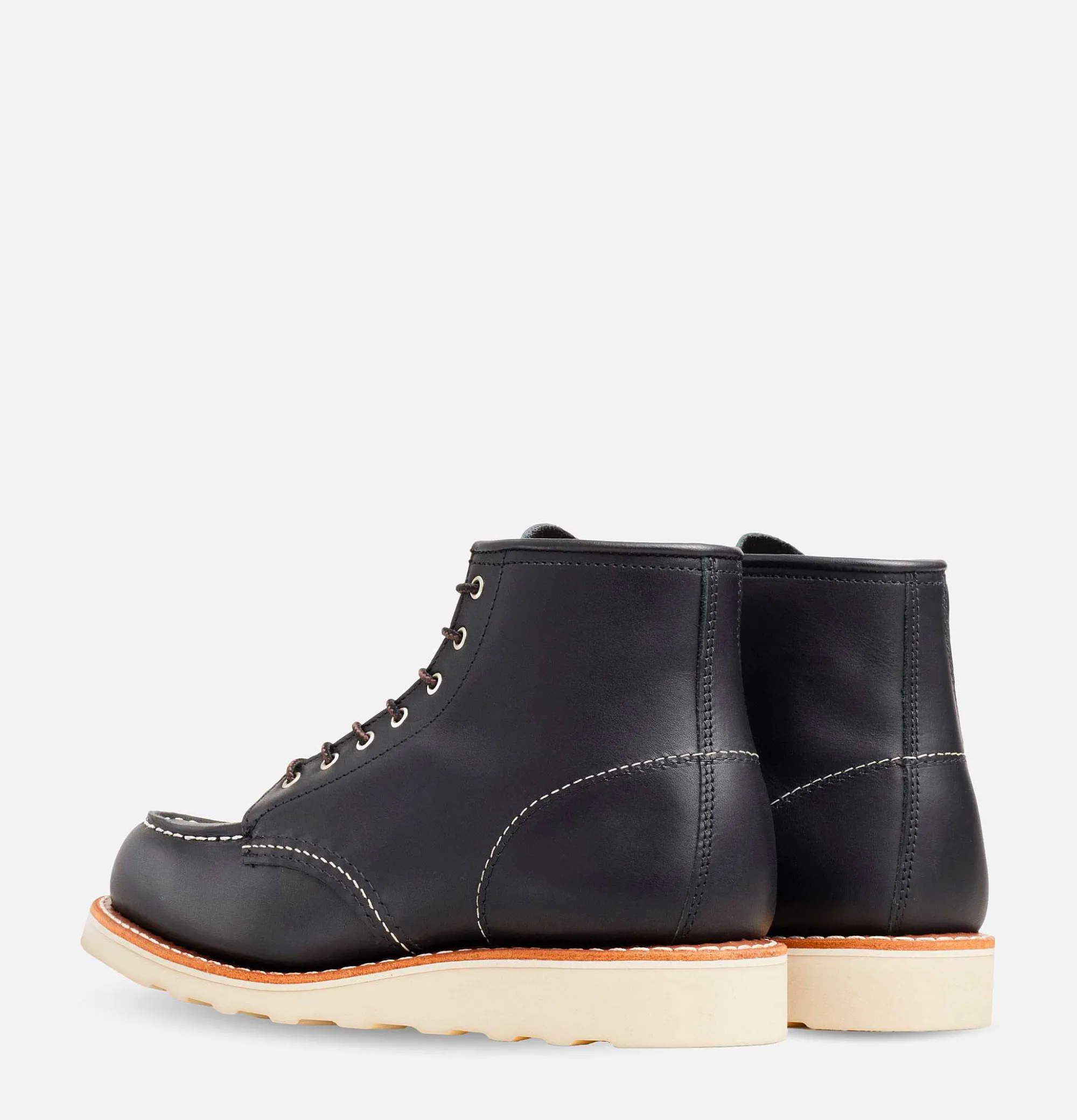 Women RED WING SHOES WOMEN 3373 - Womens Moc Toe Black Boundary