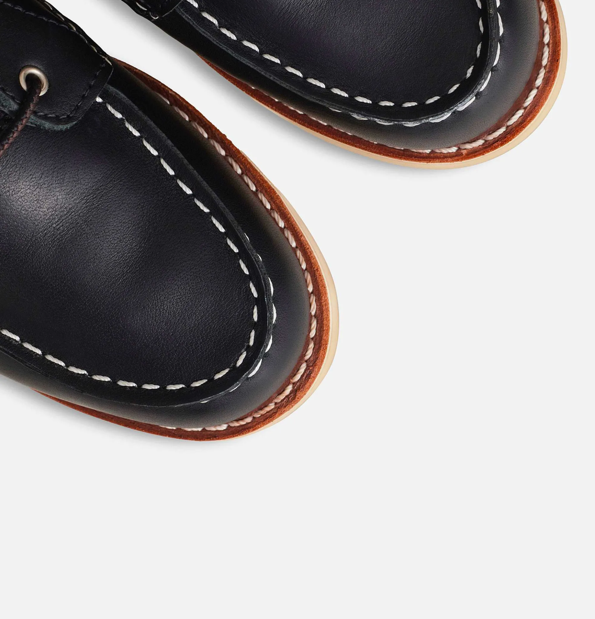 Women RED WING SHOES WOMEN 3373 - Womens Moc Toe Black Boundary