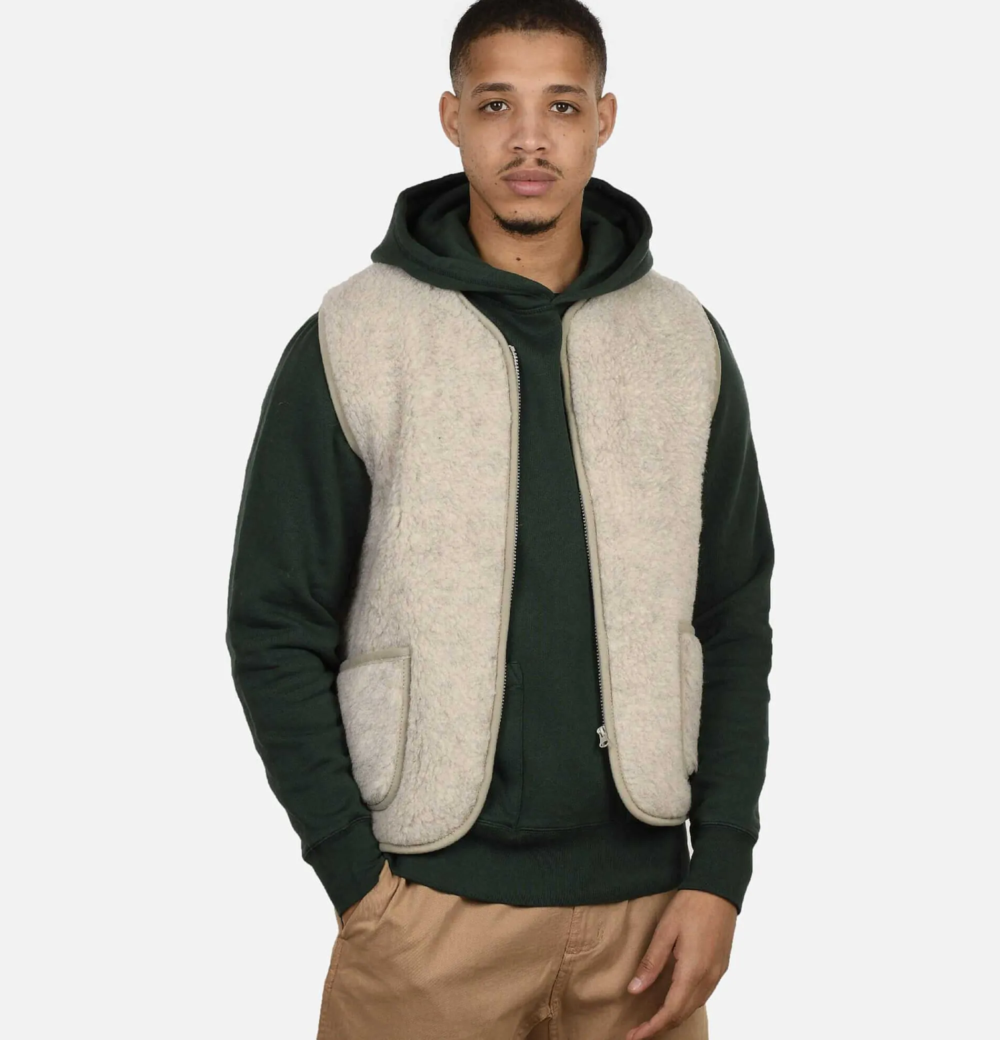 COLDBREAKER Pepitco Vest Light Grey