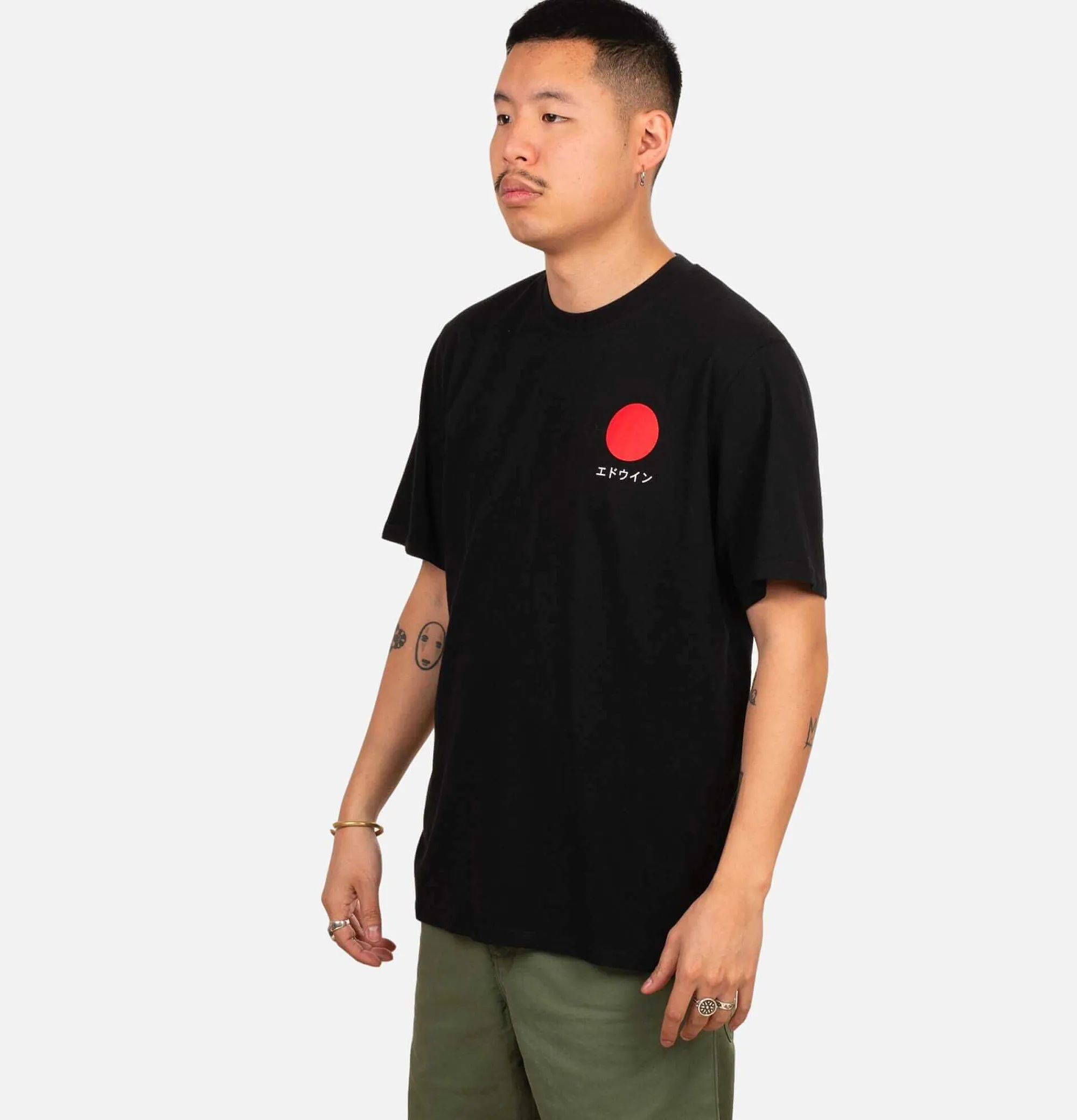EDWIN Japanese Sun T-Shirt Black