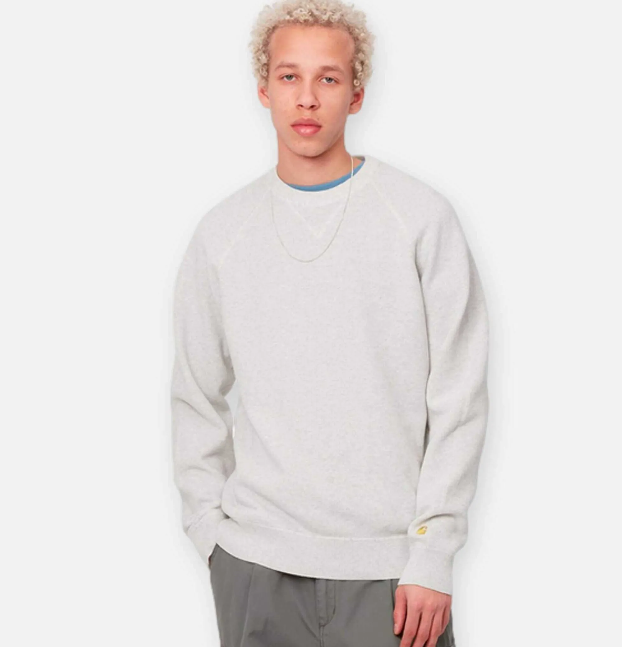 CARHARTT WIP Chase Sweat Ash Heather