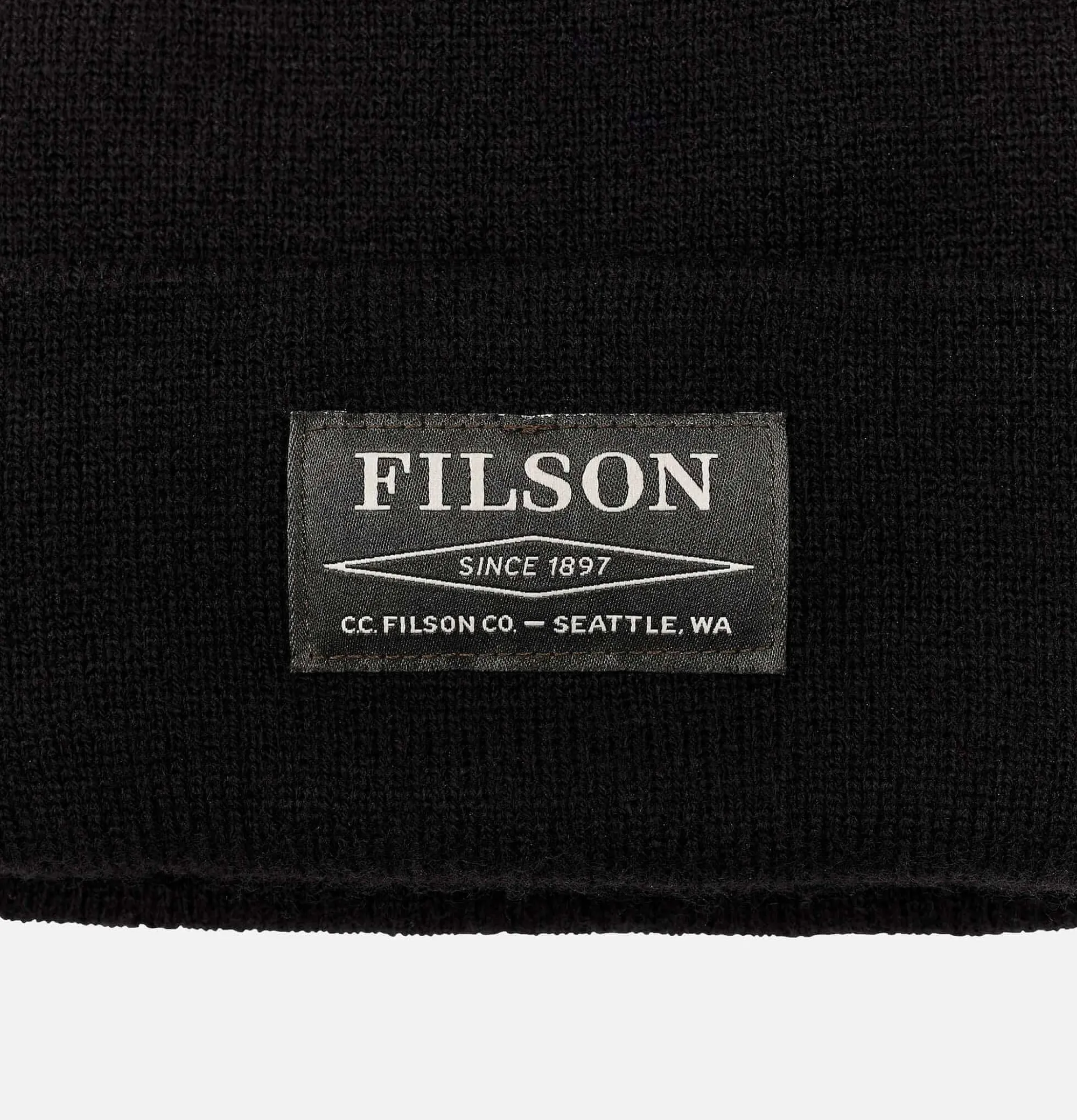 FILSON Ballard Watch Cap Black