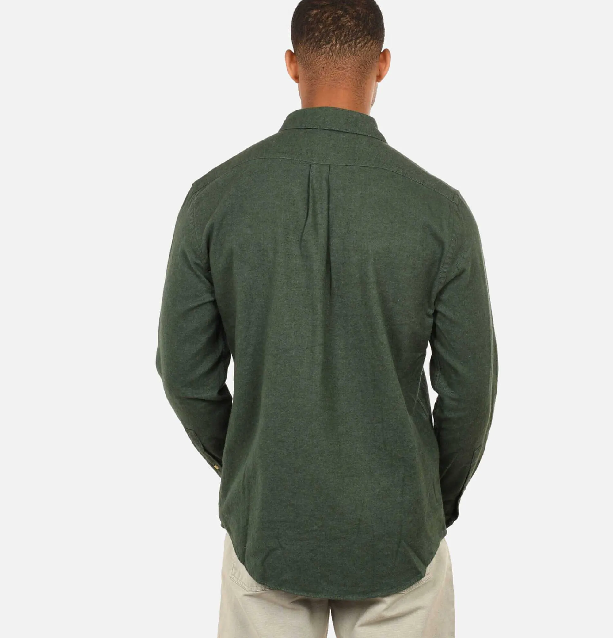 PORTUGUESE FLANNEL Teca Shirt Moss Green