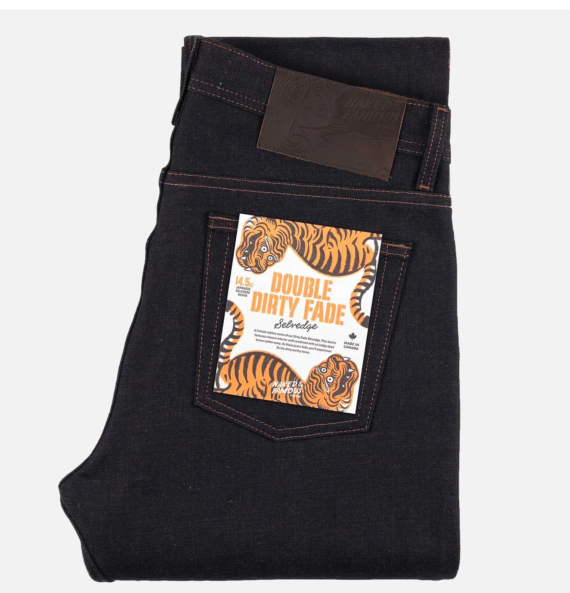 NAKED & FAMOUS Jean Weird Guy Double Dirty Fade