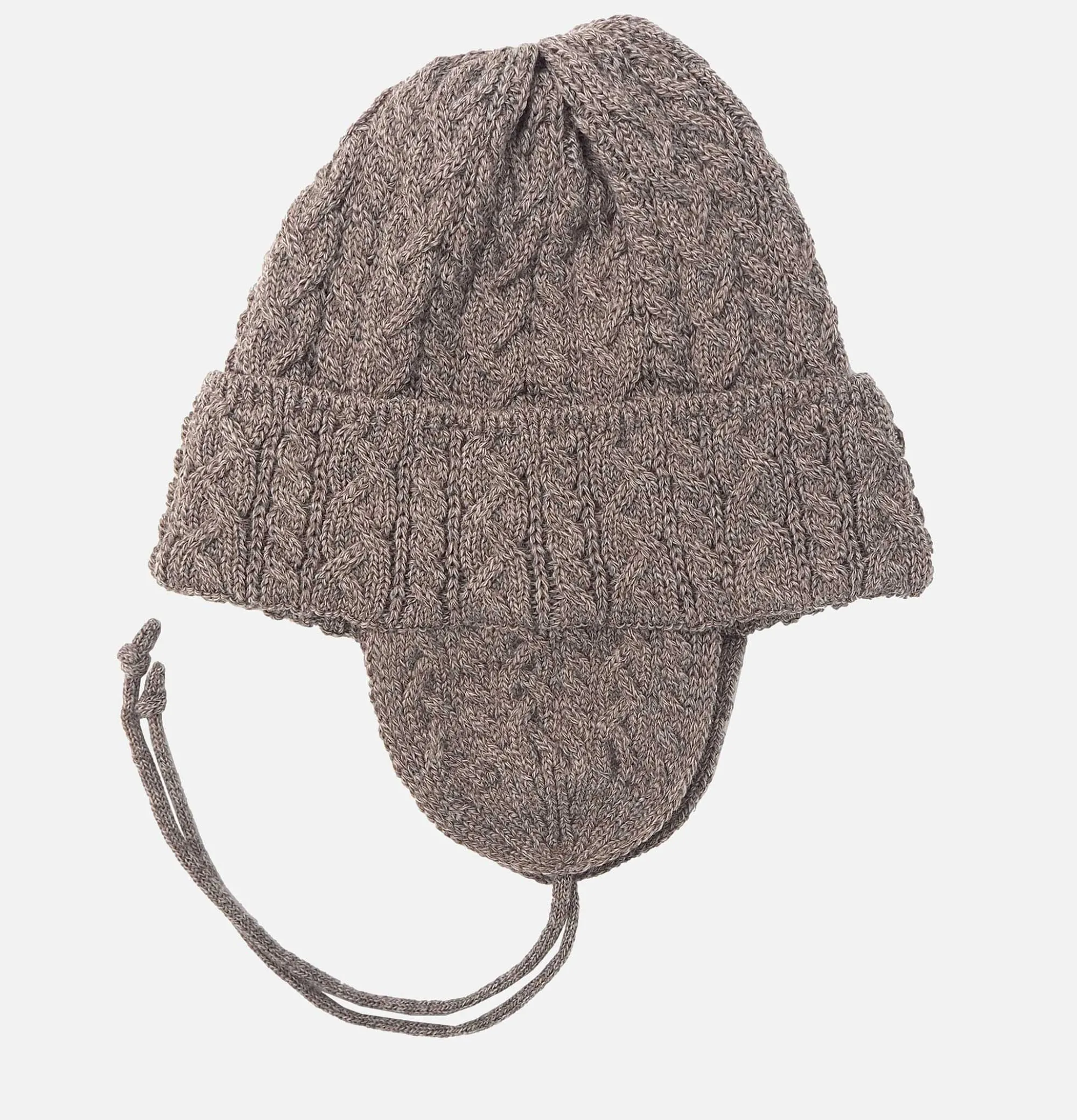 FOUND FEATHER Elias Knit Flightcap Tan
