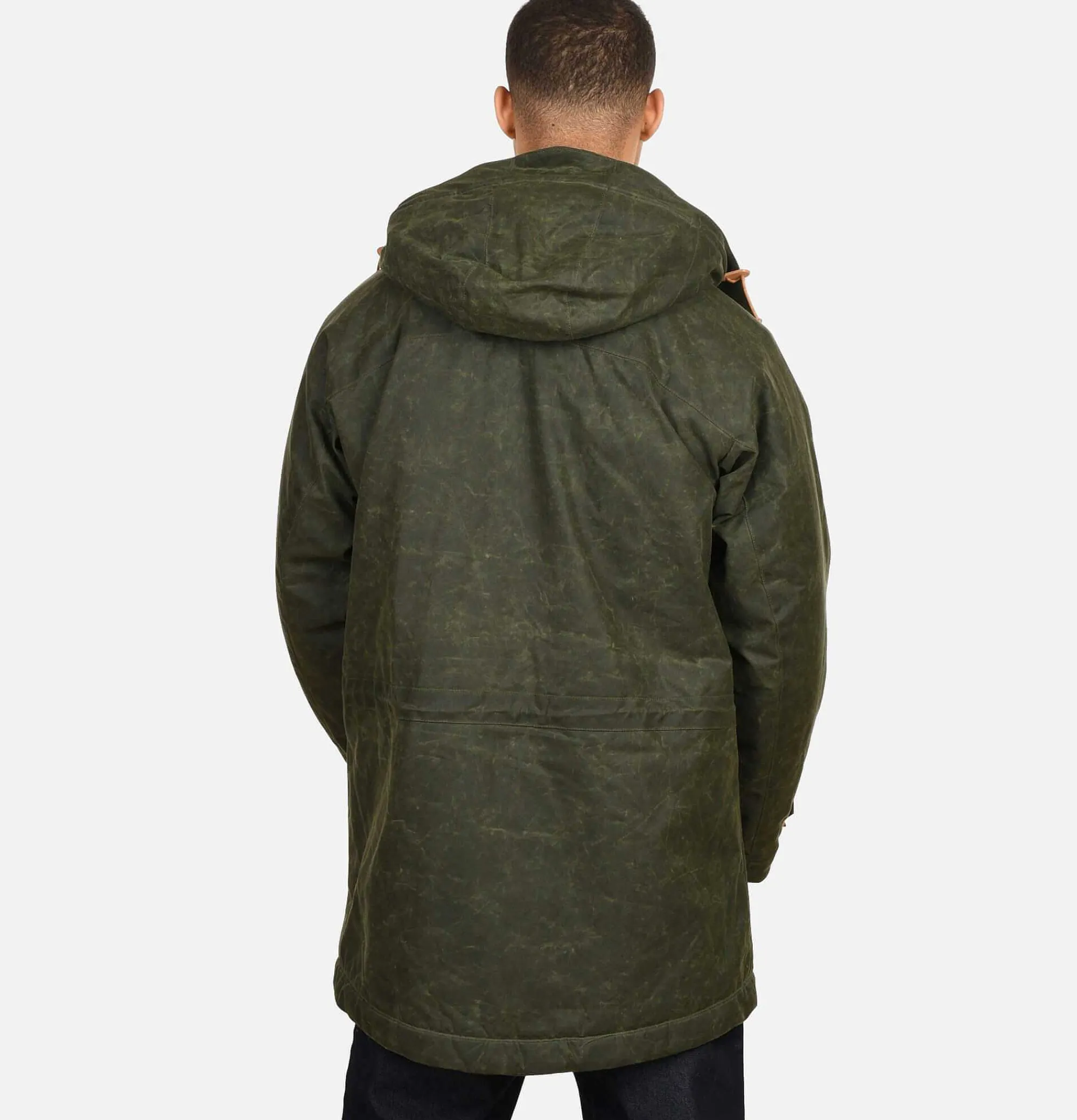 MANIFATTURA CECCARELLI Long Moutain Parka Wax Green