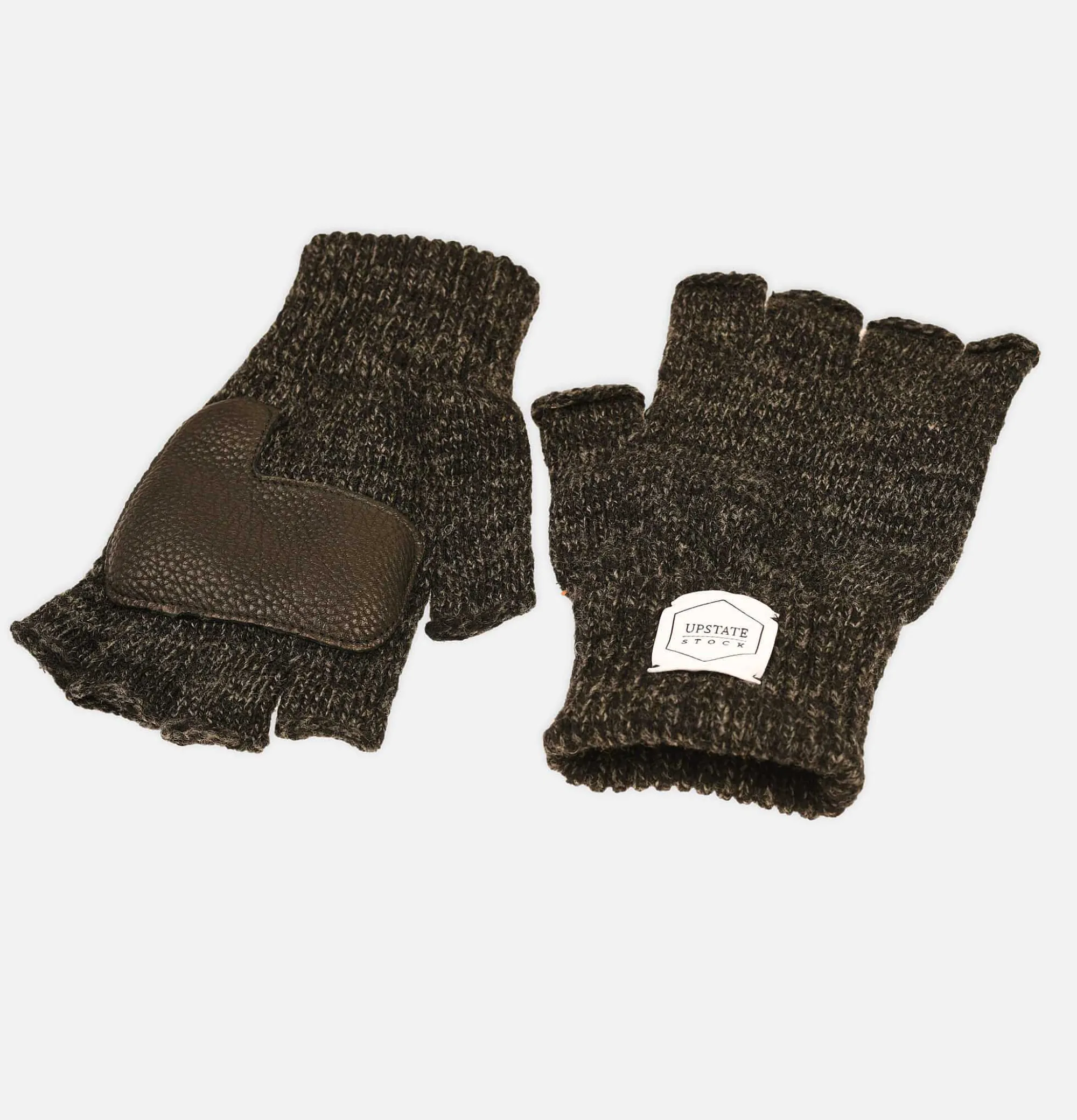 UPSTATE Fingerless Gloves Black