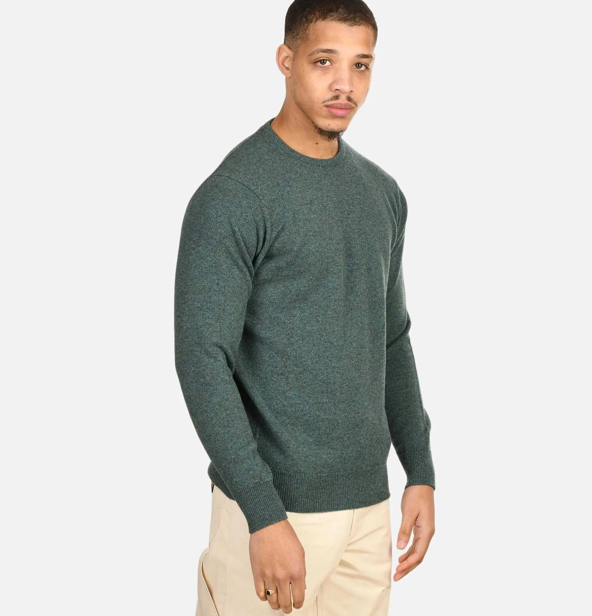 WILLIAM LOCKIE Round Neck Pullover Moorland