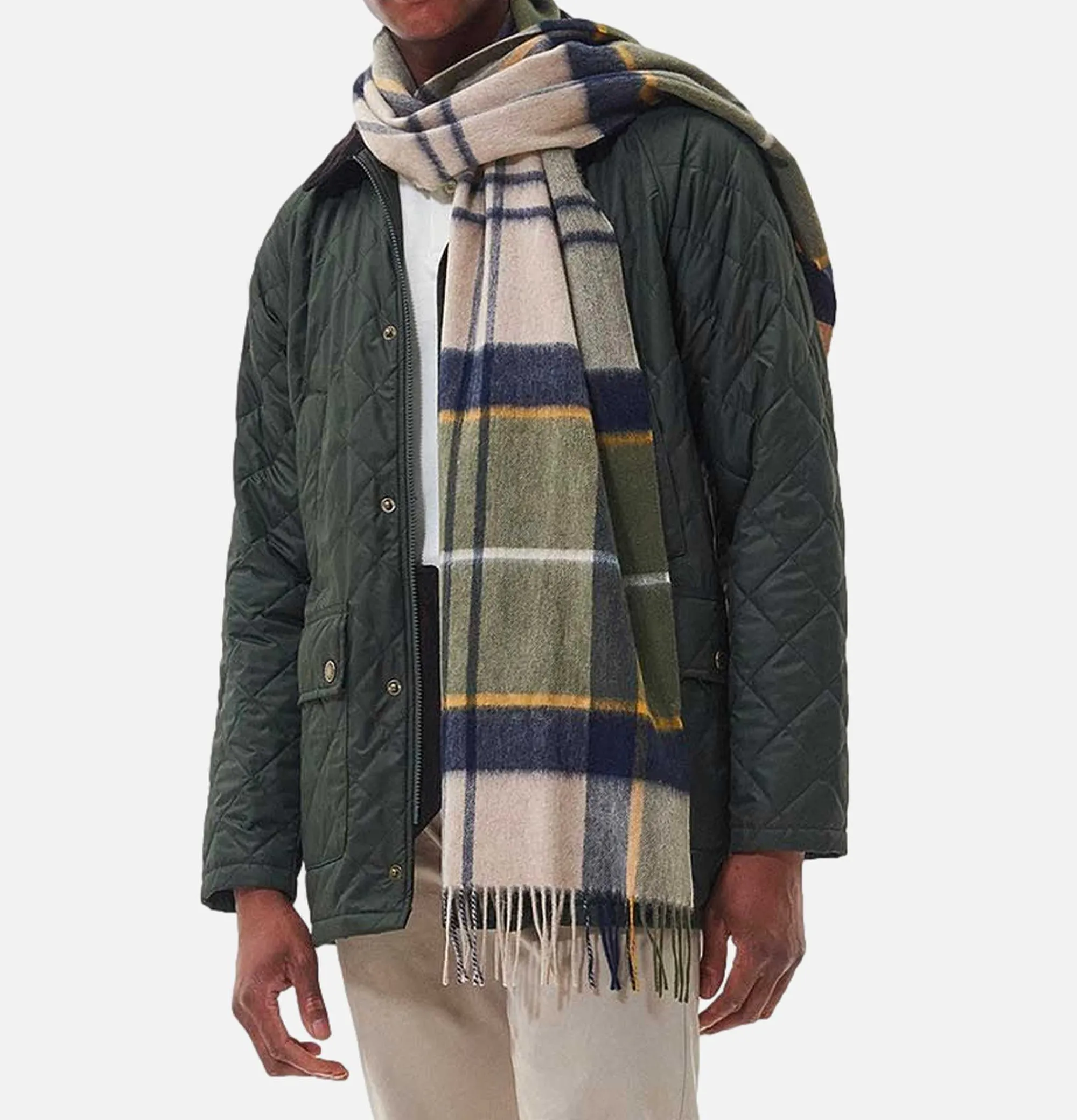 BARBOUR Carrbridge Scarf Tartan Forest