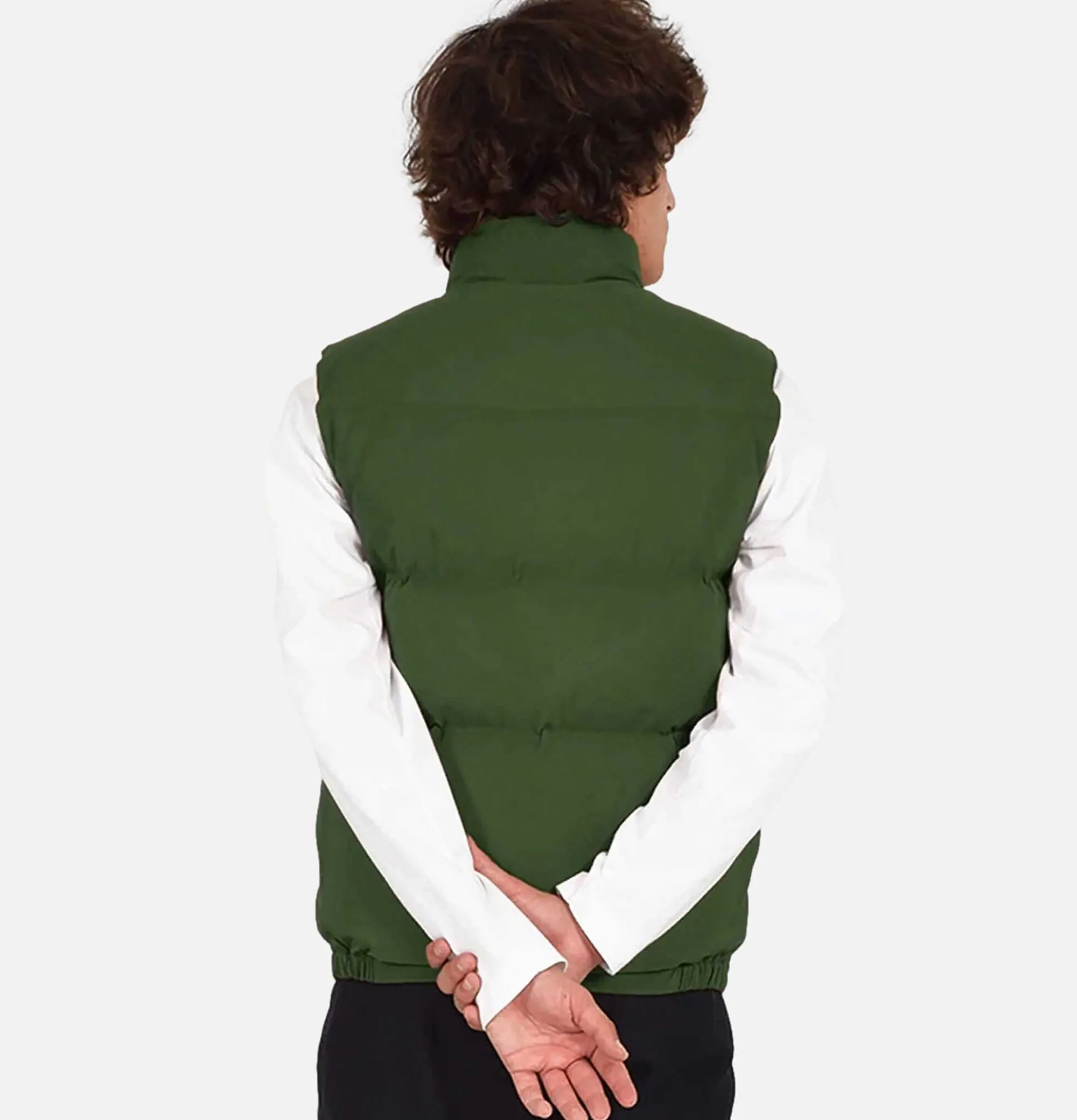 CRESCENT DOWN WORKS Italian Down Vest Olive