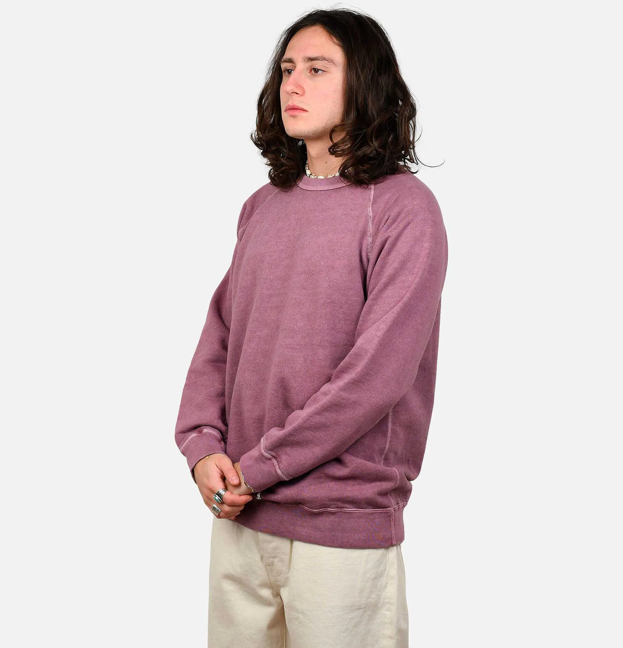 GOOD ON Raglan Crew Neck Sweat Azuki