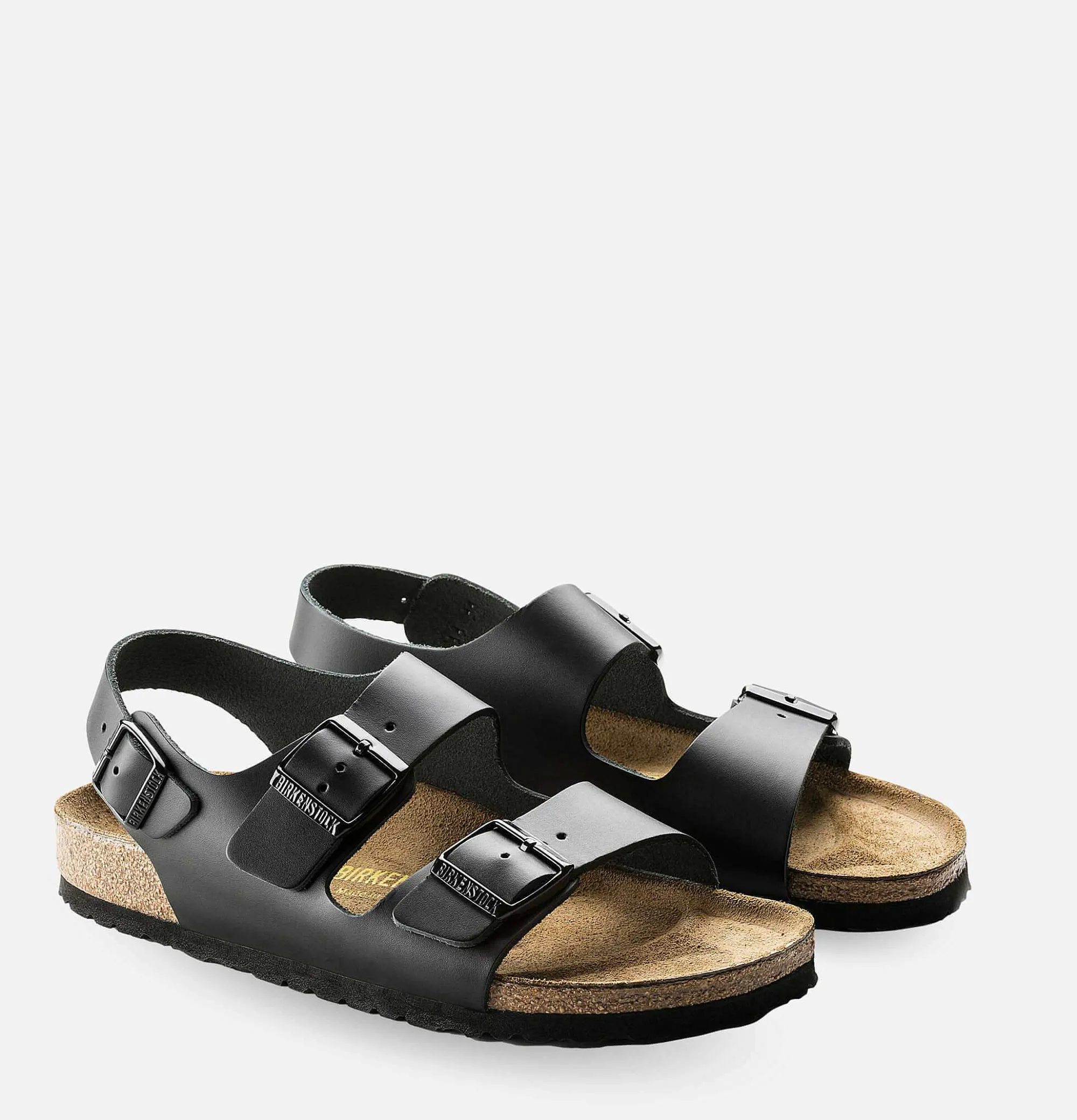Men BIRKENSTOCK Milano Black Sandals