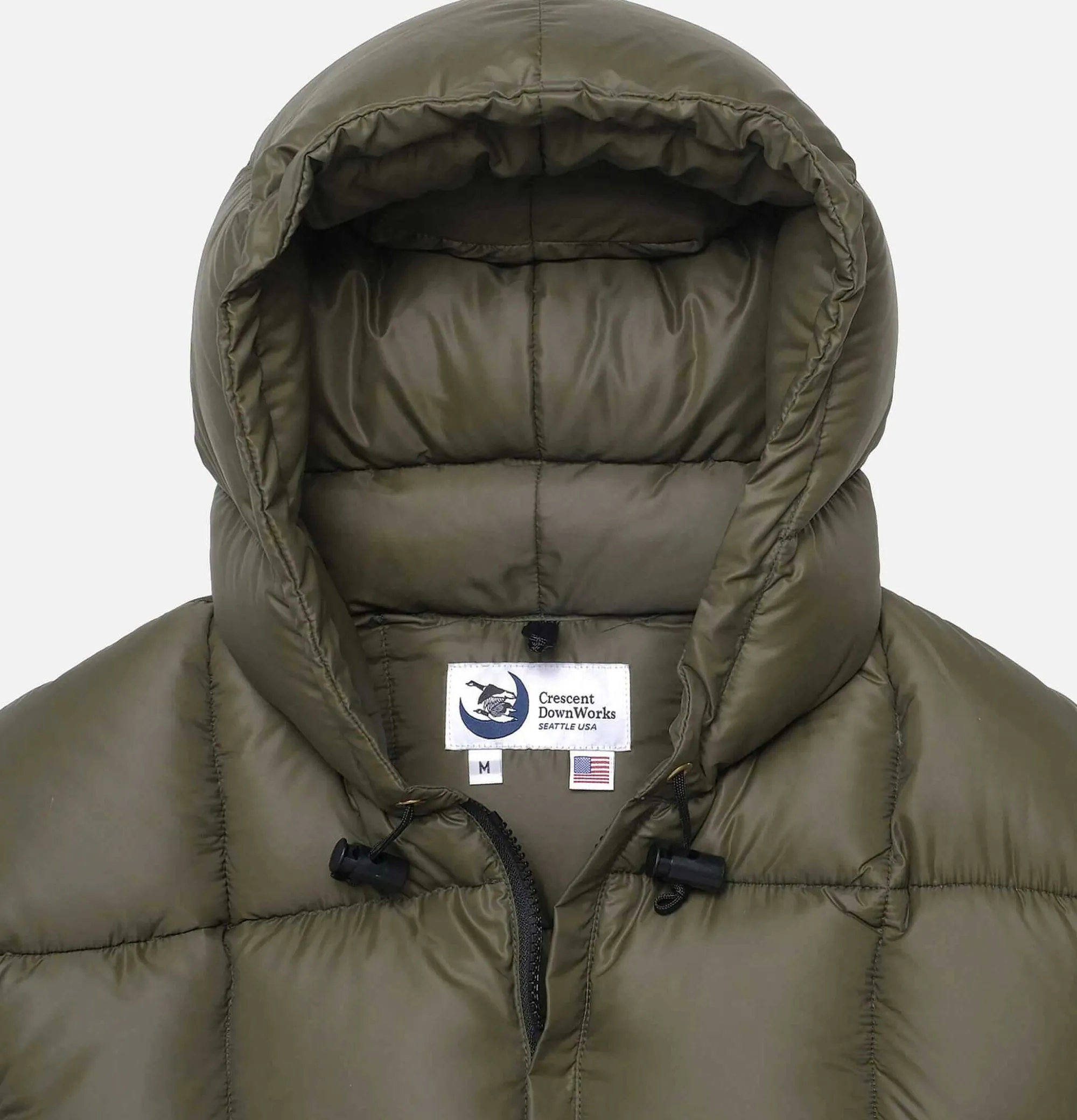 CRESCENT DOWN WORKS Down Pullover Olive