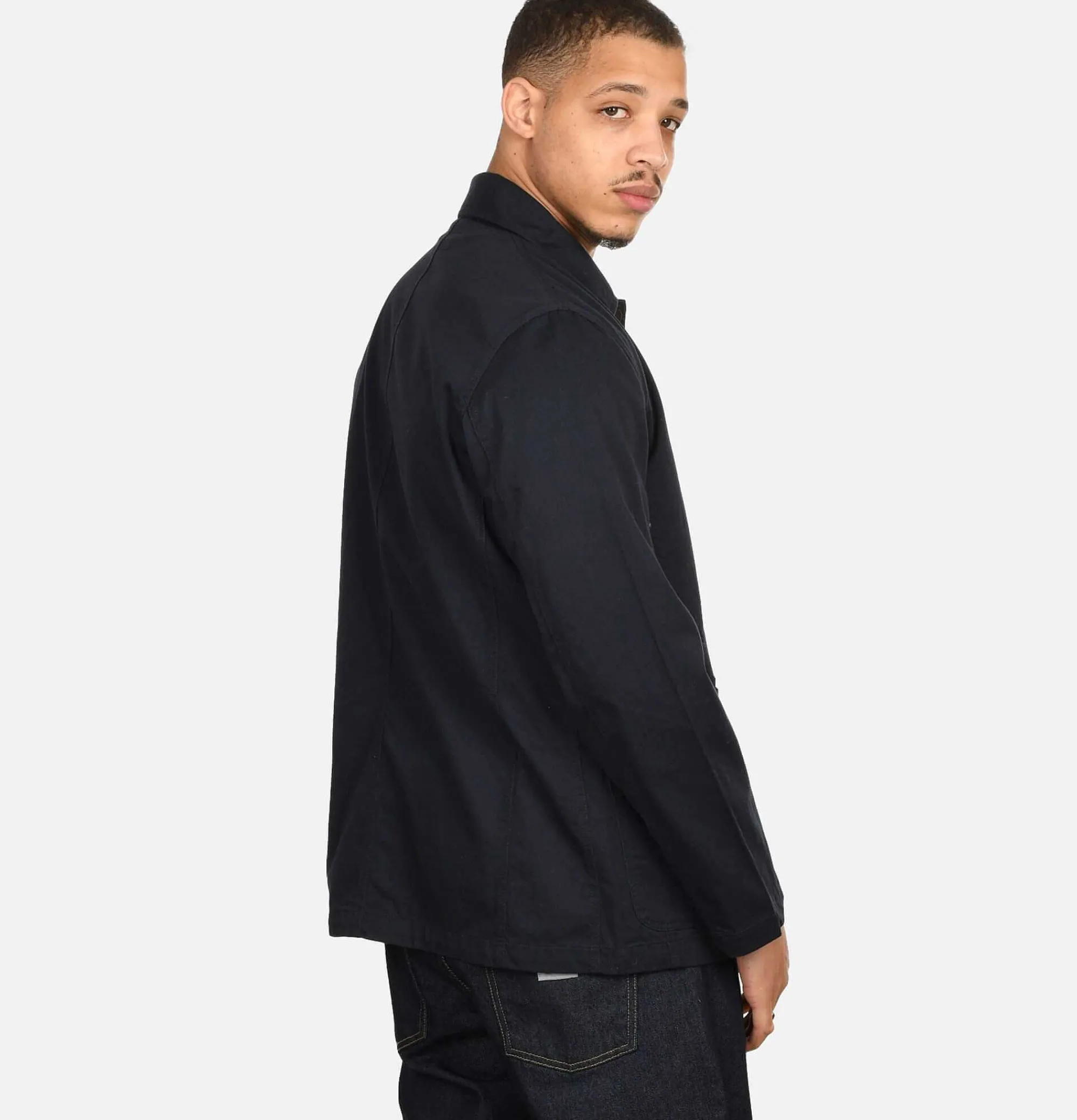 UNIVERSAL WORKS Bakers Jacket Twill Navy